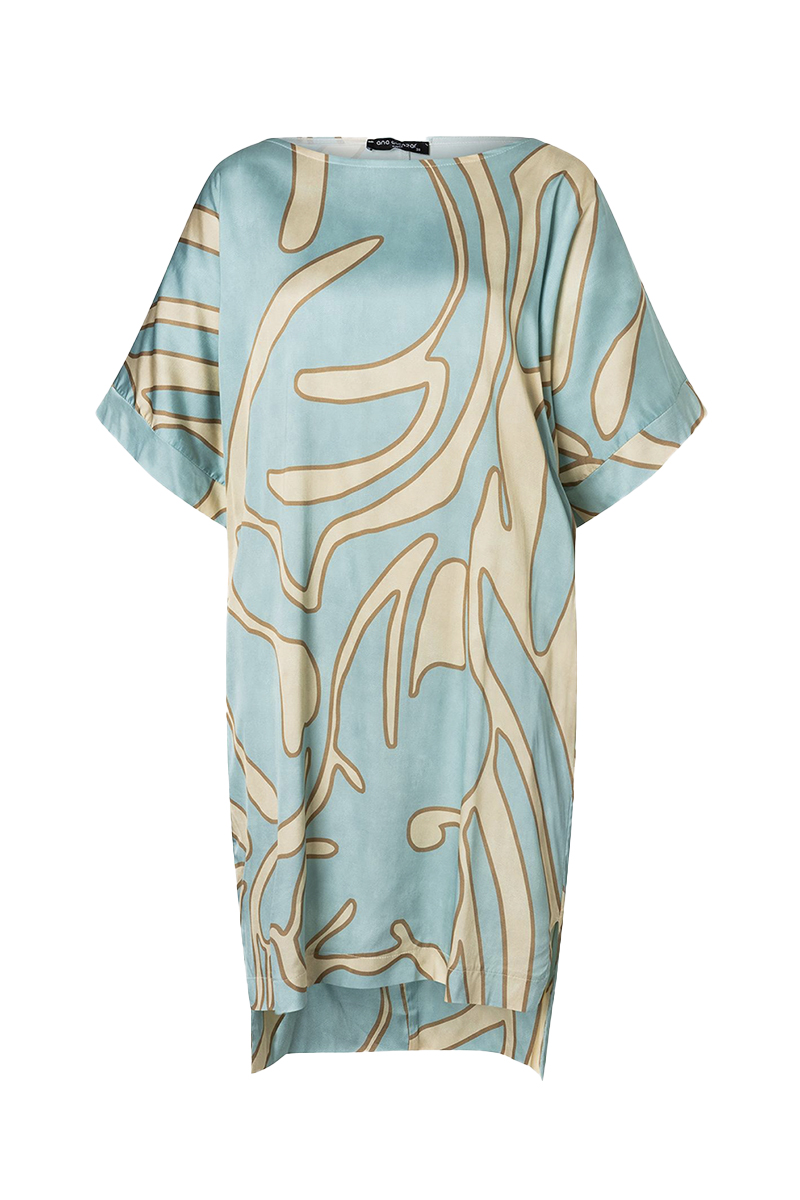Dames jurk blauw
