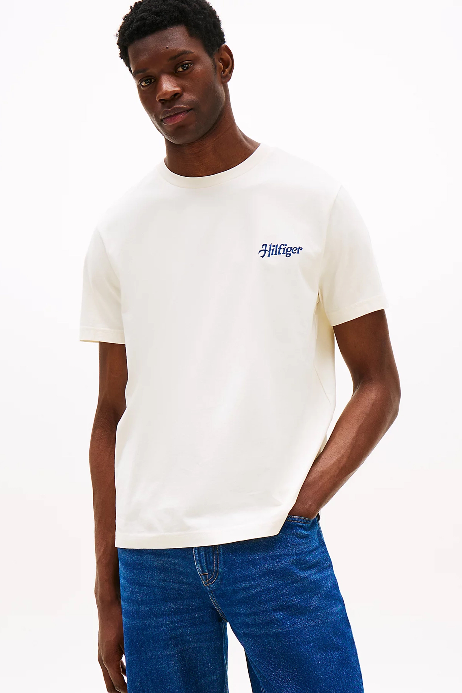 Heren t-shirt kortemouw bruin