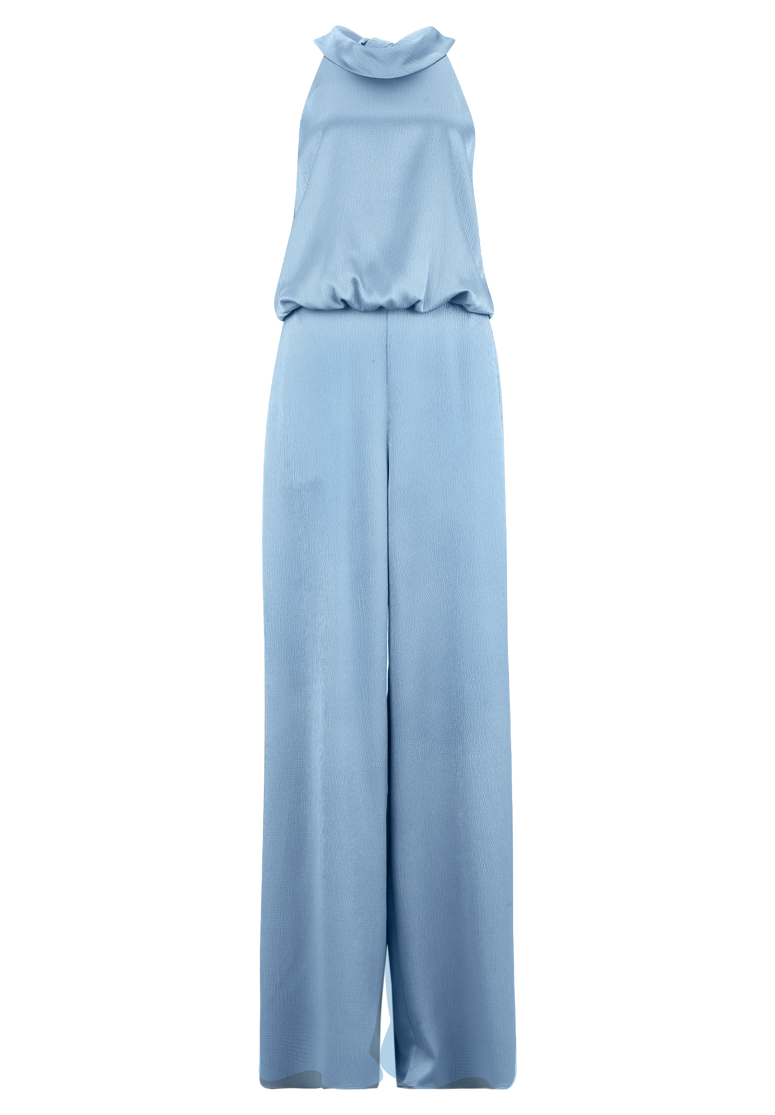 Dames jumpsuit/tuinbroek blauw