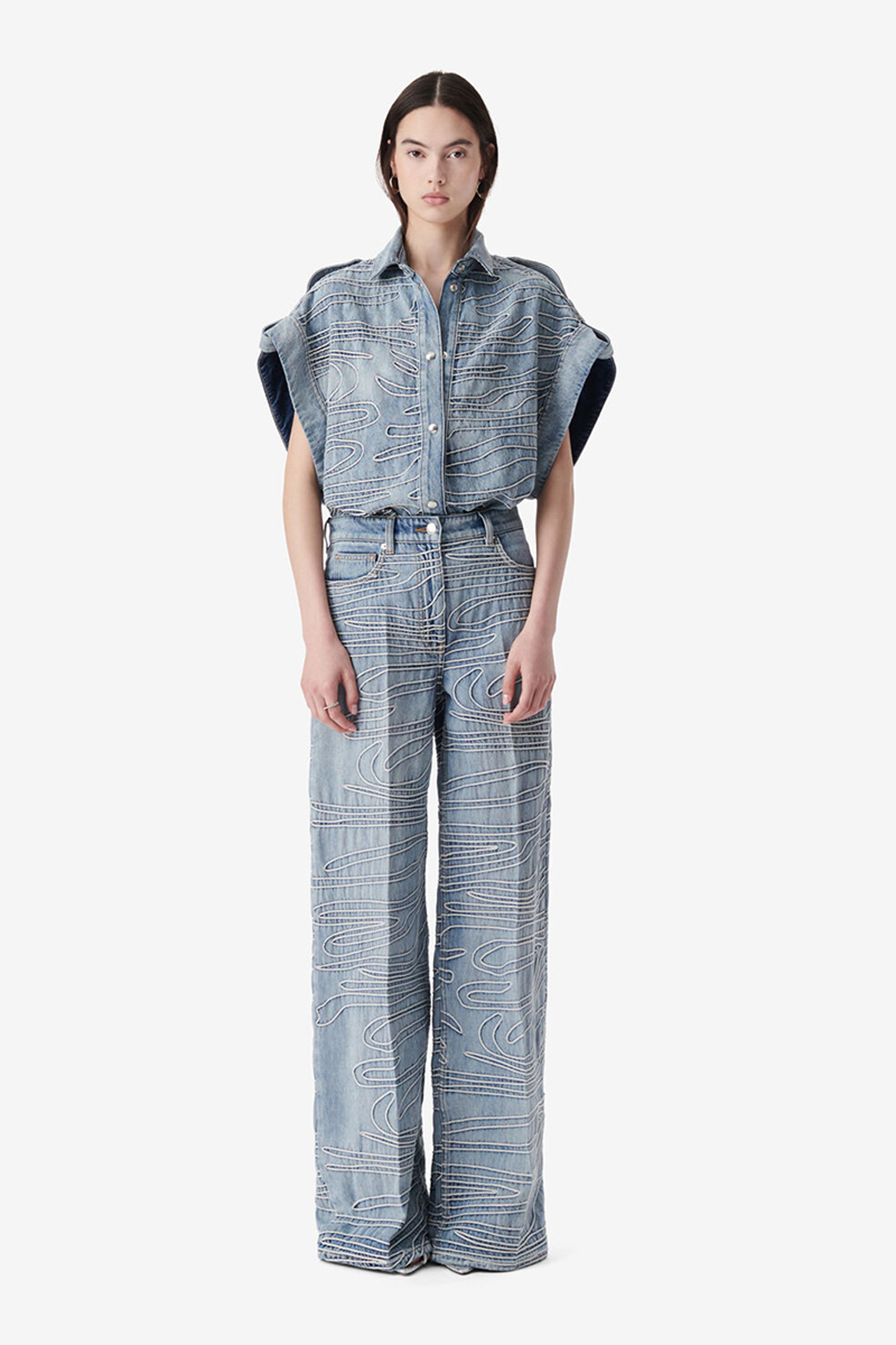 Dames jurk blauw