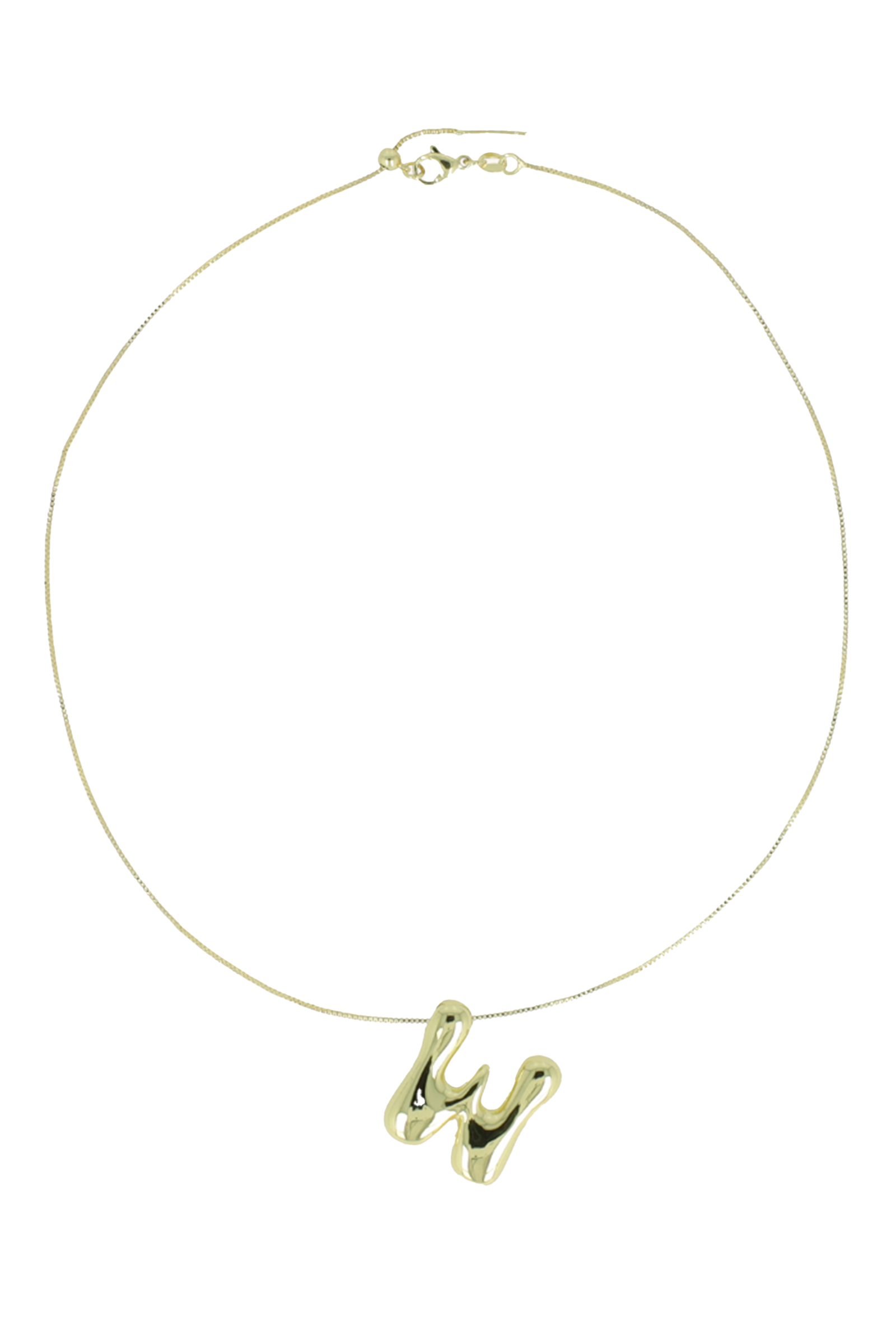 Lott Gioielli Cartoon Letter W Goud-1 1