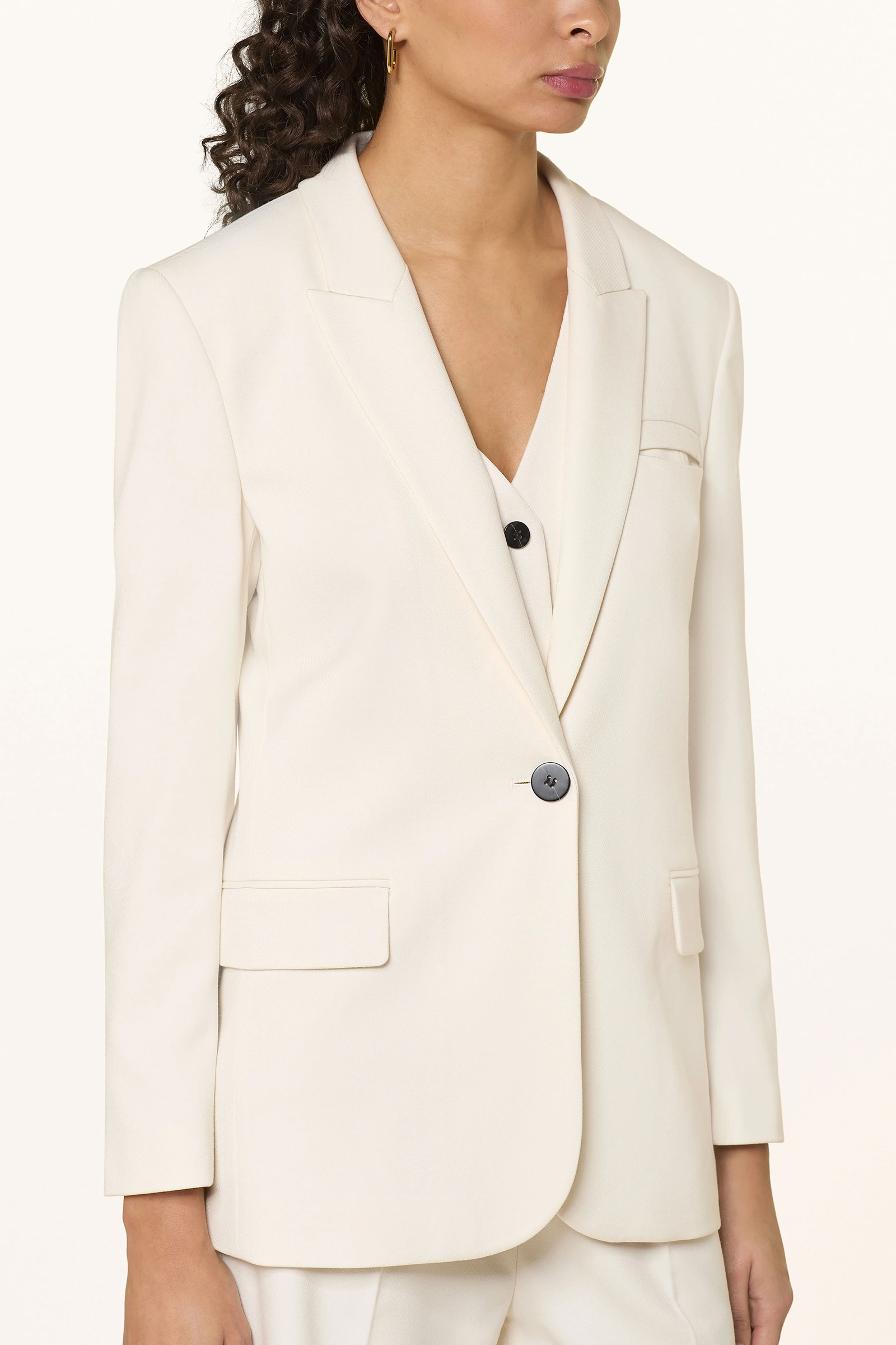Dames blazer ecru