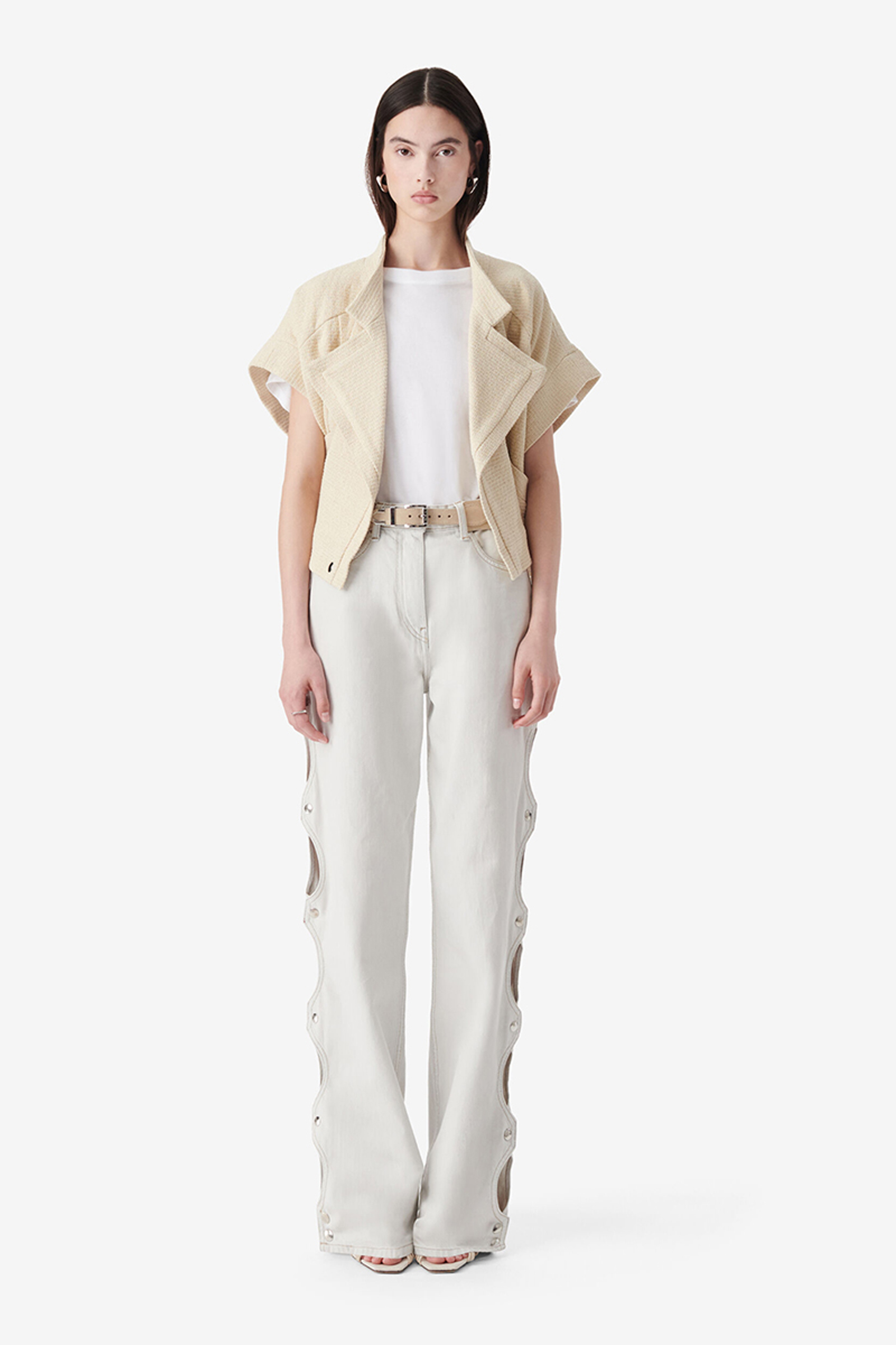Dames gilet bruin