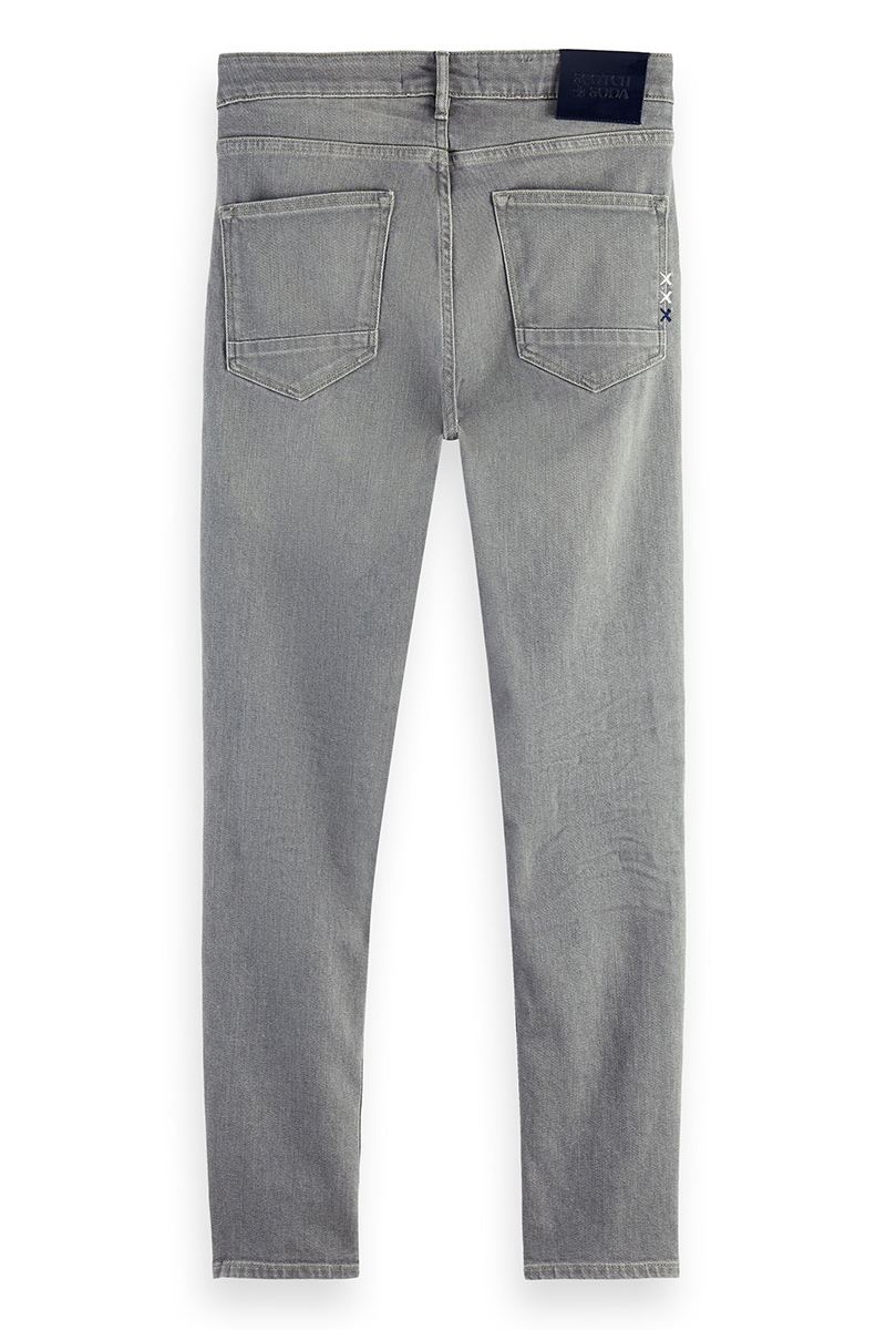Scotch & Soda Essentials Skim with recycled cotto Grijs-1 2