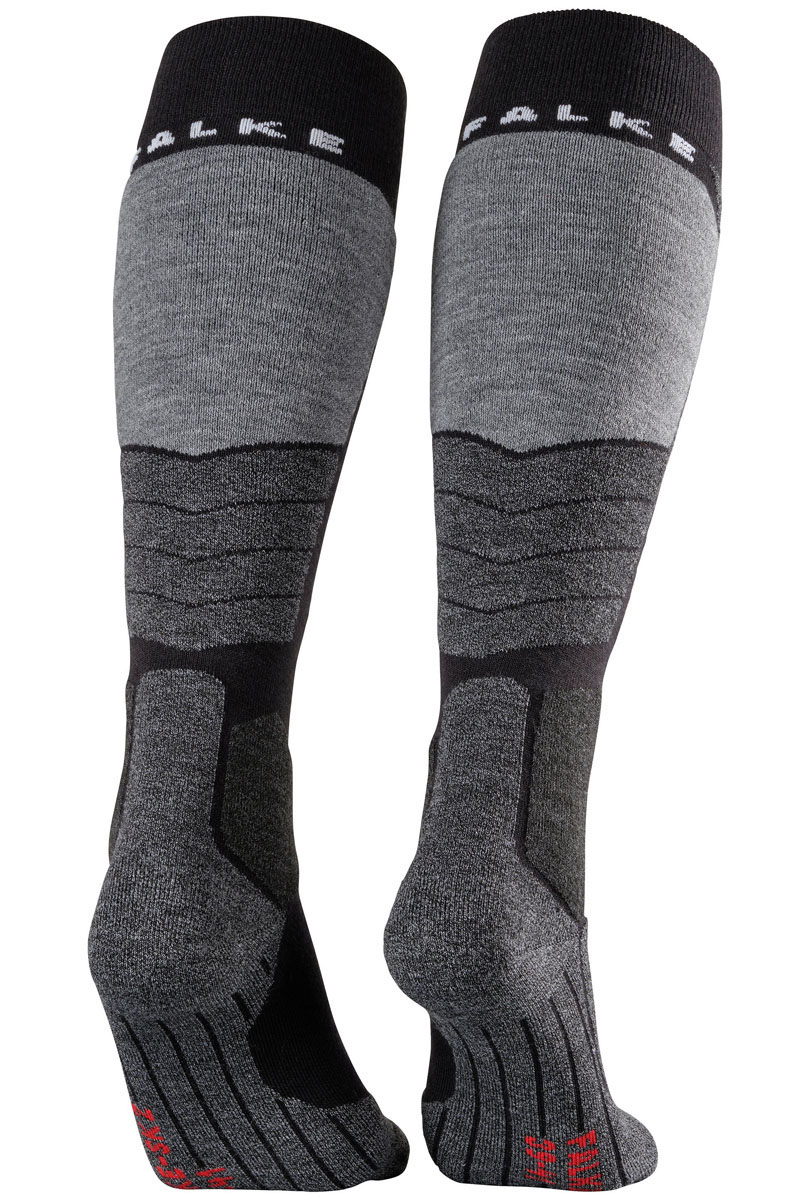 Wintersport kousen ski senior zwart