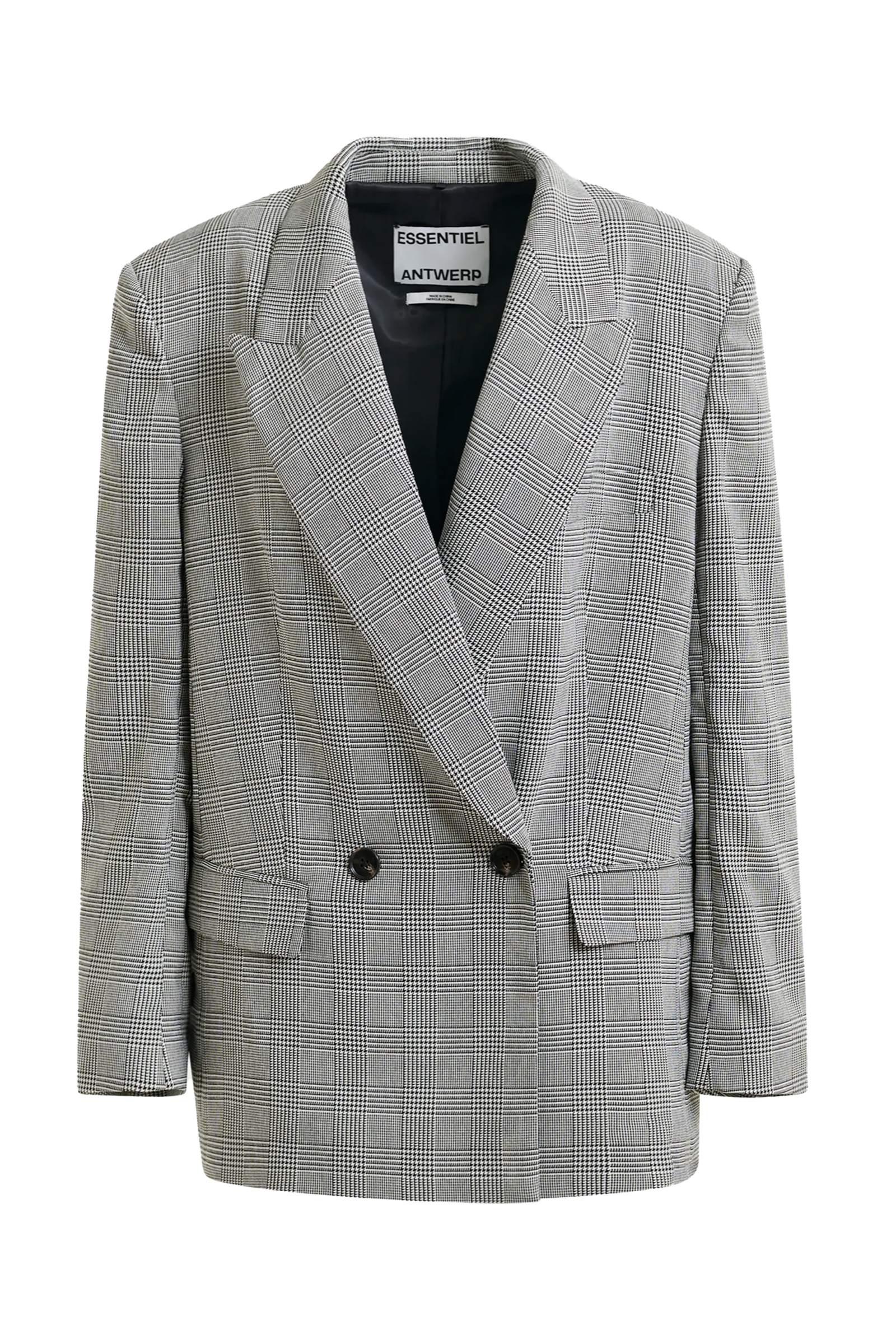 Dames blazer grijs