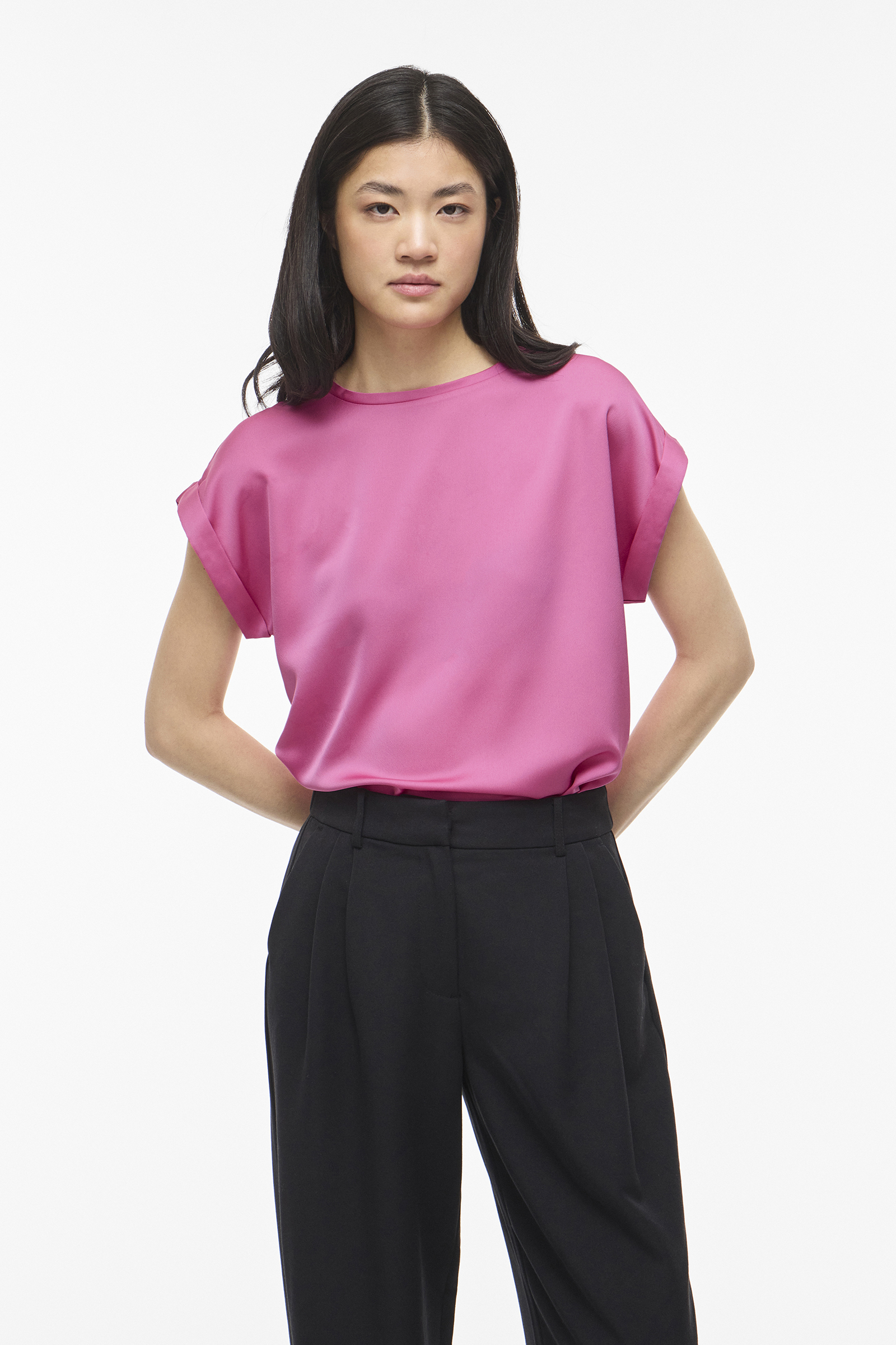 Dames blouse korte mouw