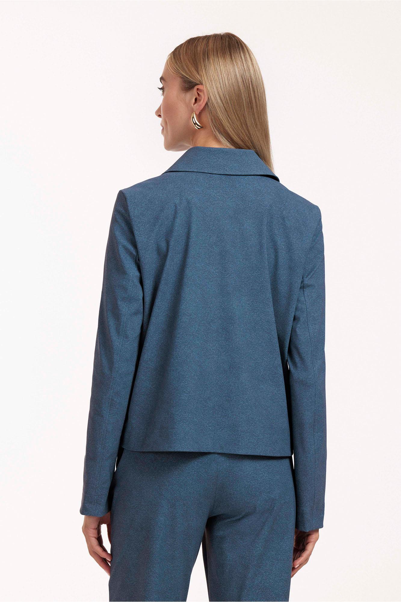 Dames jas blauw