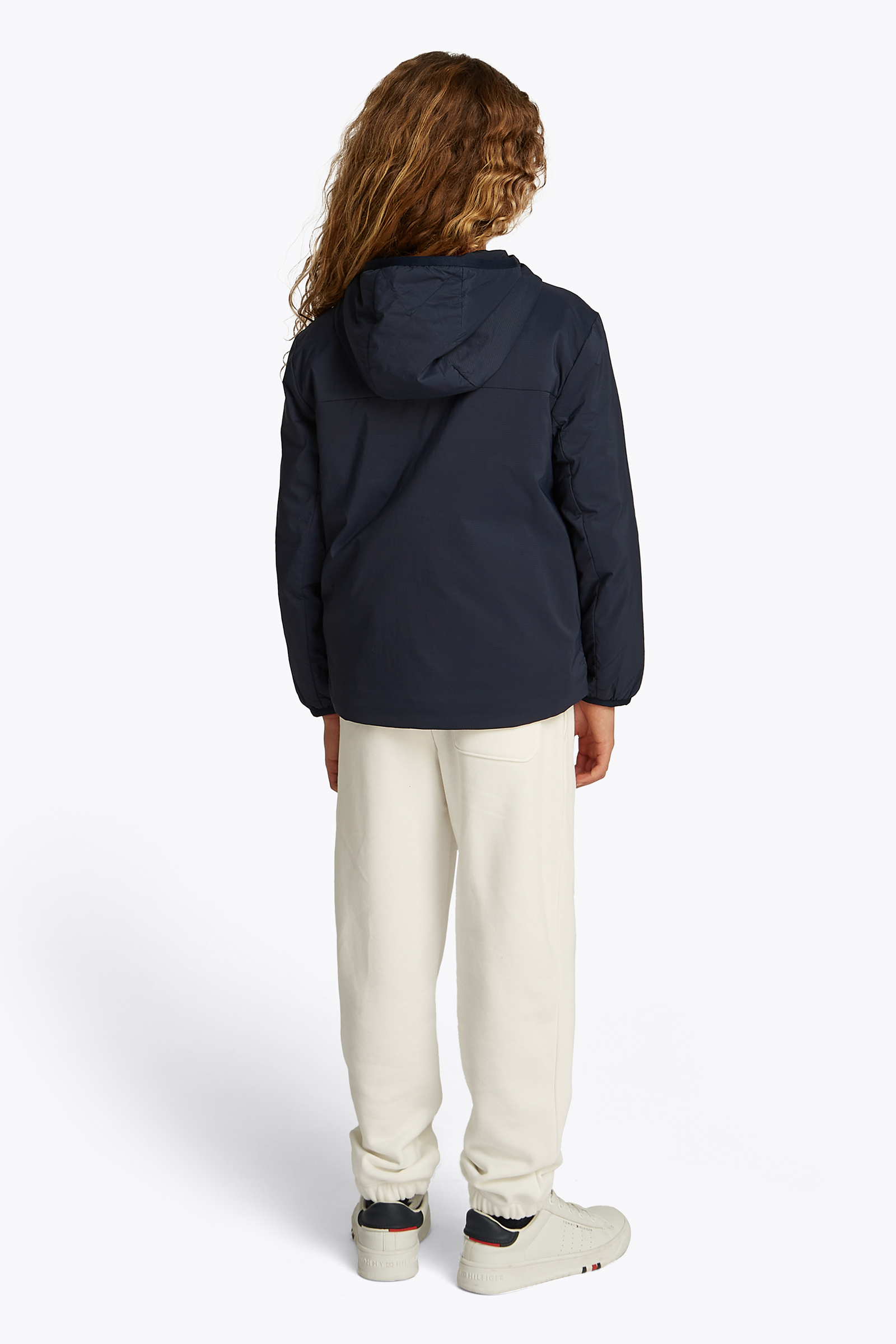 Tommy Hilfiger Padded packable hood jacket Blauw-1 3