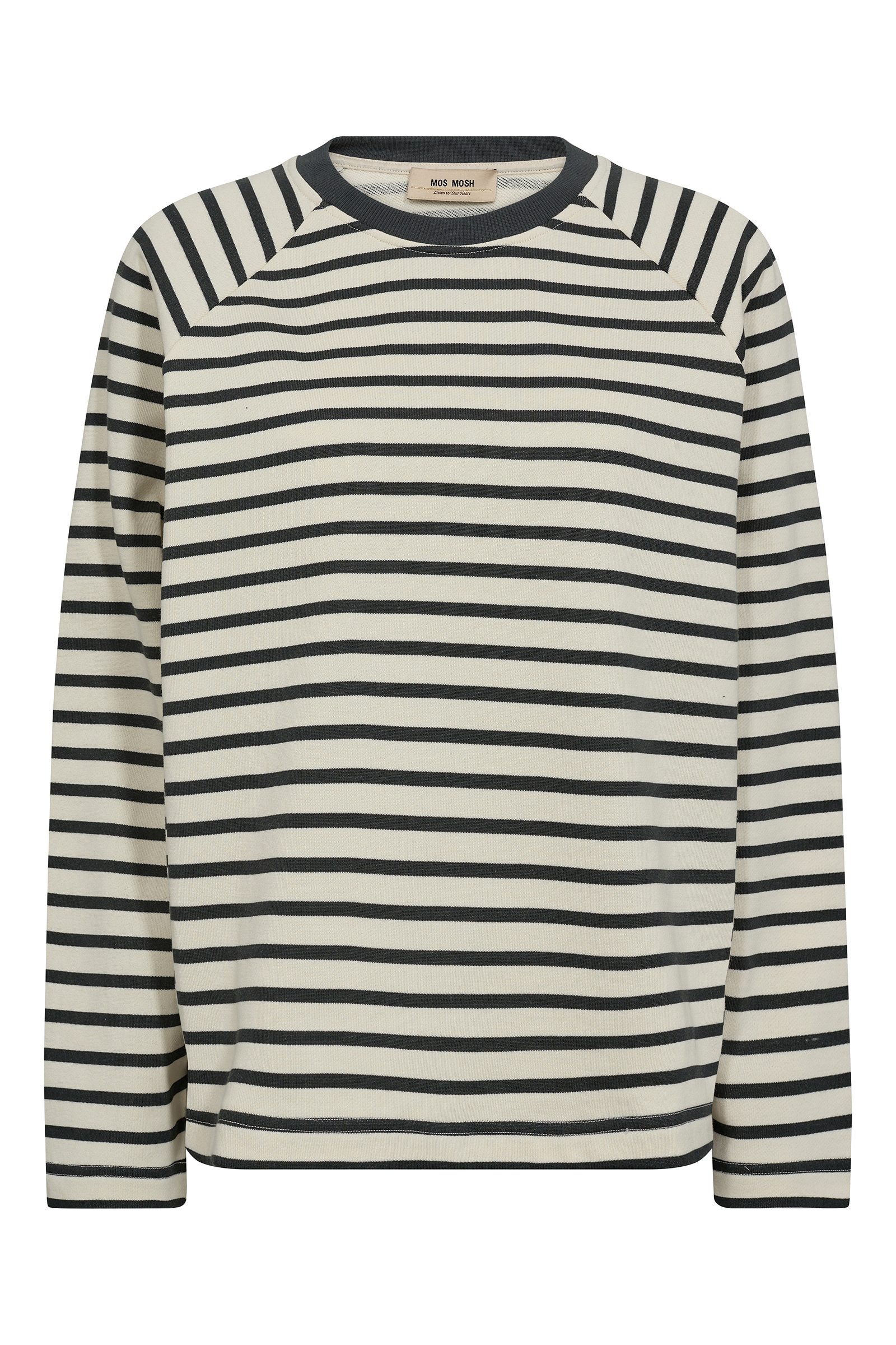 Dames t-shirt lange mouw grijs
