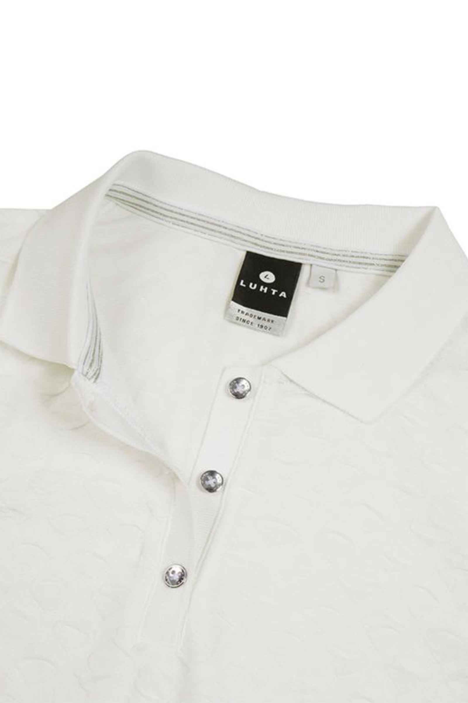 Tennis dames polo wit