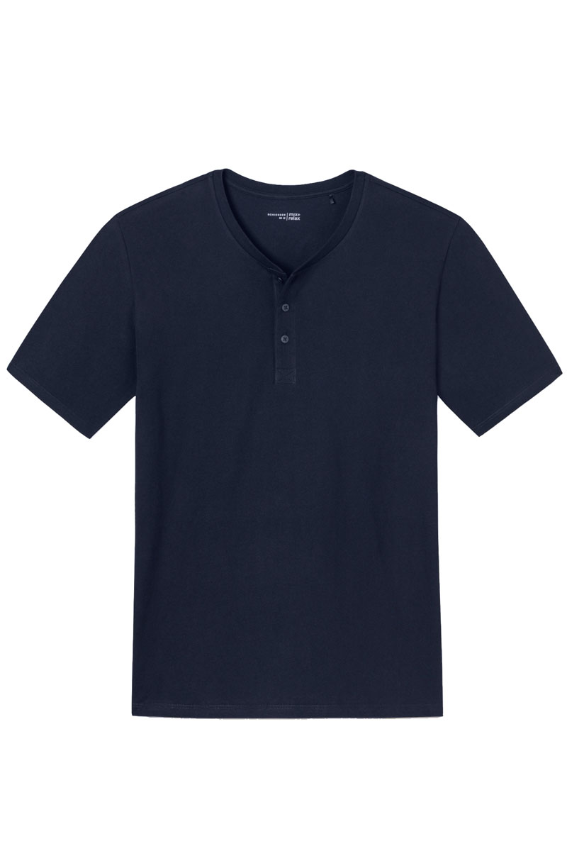 Schiesser Ondergoed heren t-shirt km Blauw-1 1