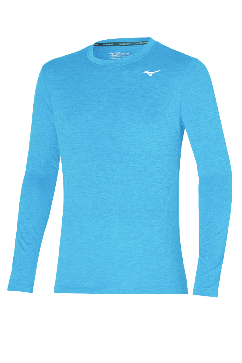 Mizuno Sarl IMPULSE CORE LS TEE M Blauw-1 1