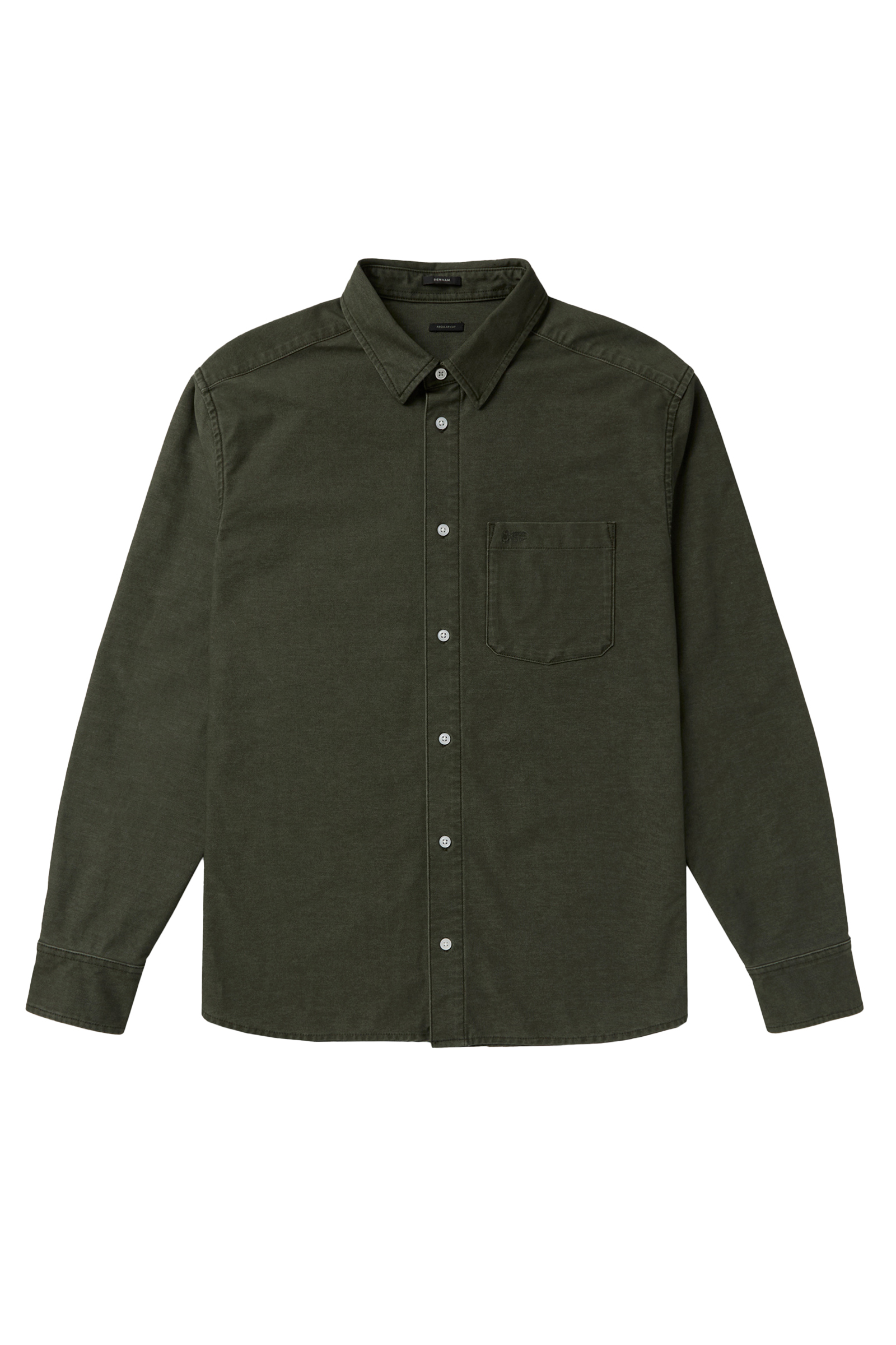 Heren overhemd lm casual groen