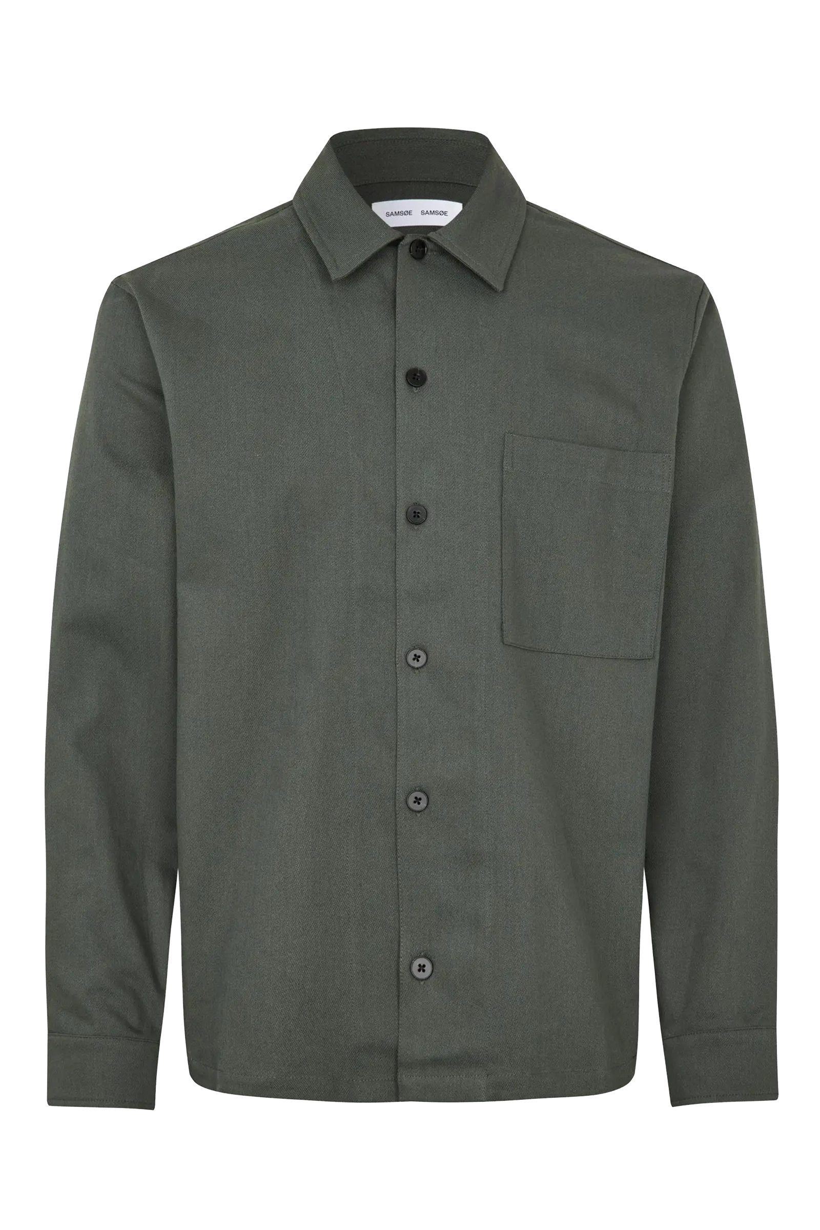 Heren overshirt groen