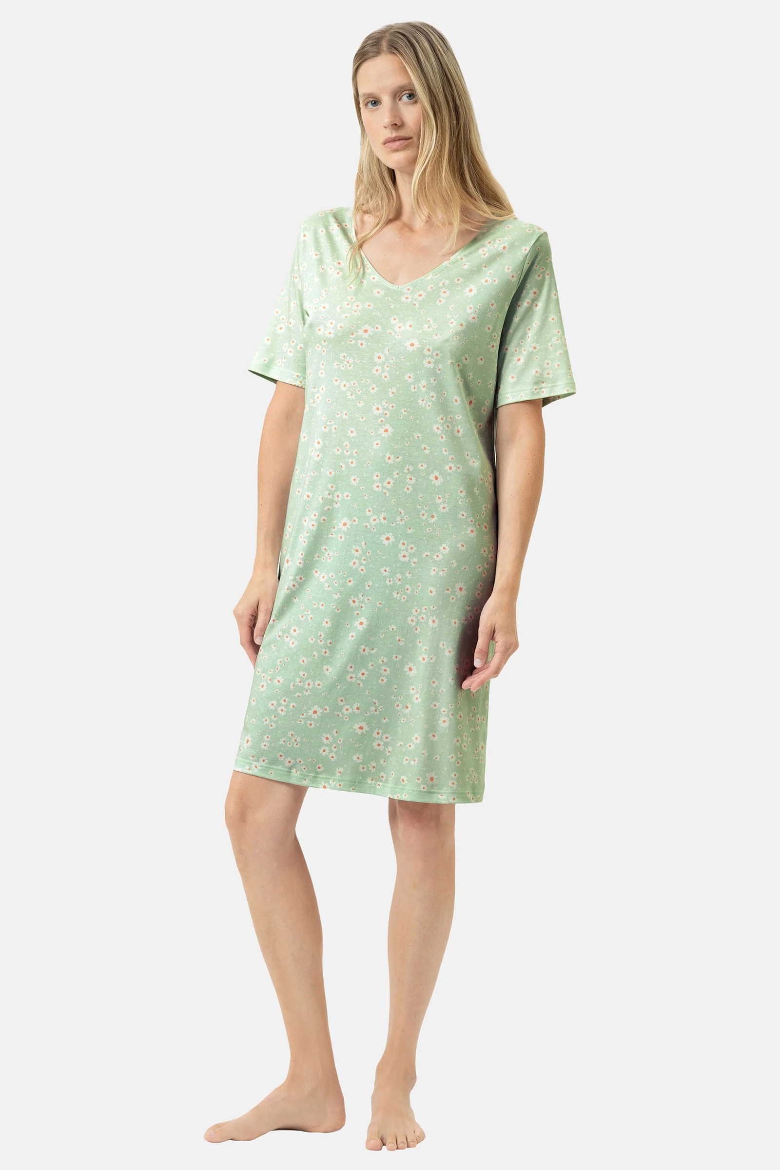 Nachtmode dames nachthemd   groen