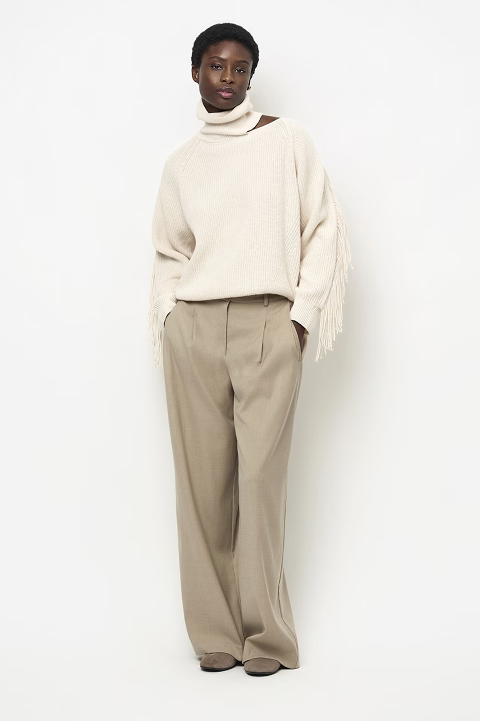 Dames broek bruin