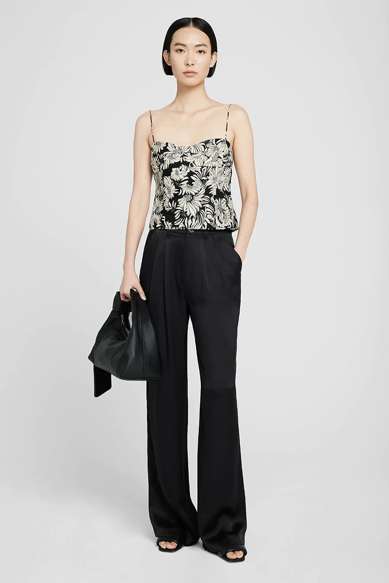 Dames top zwart