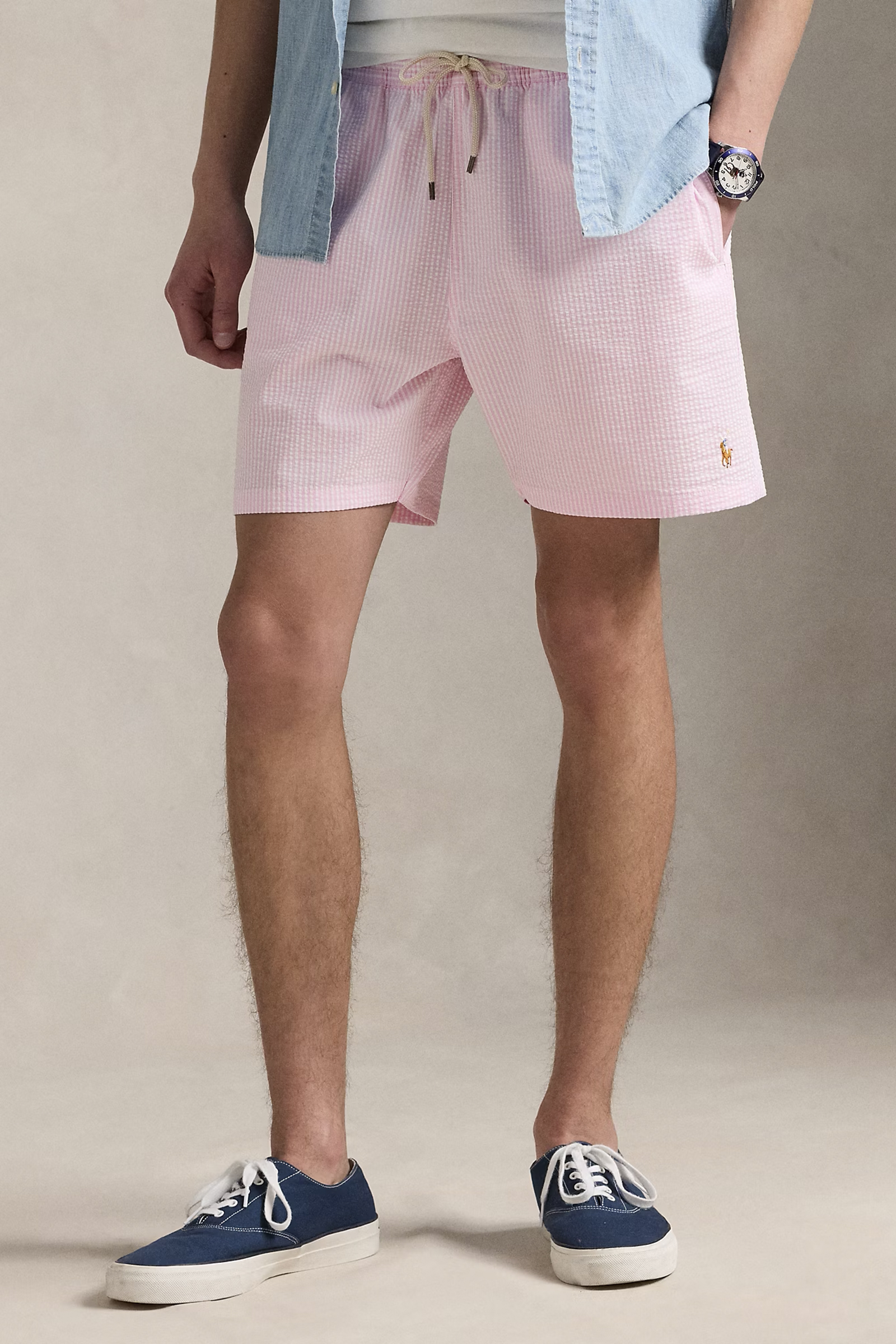 Heren short rose