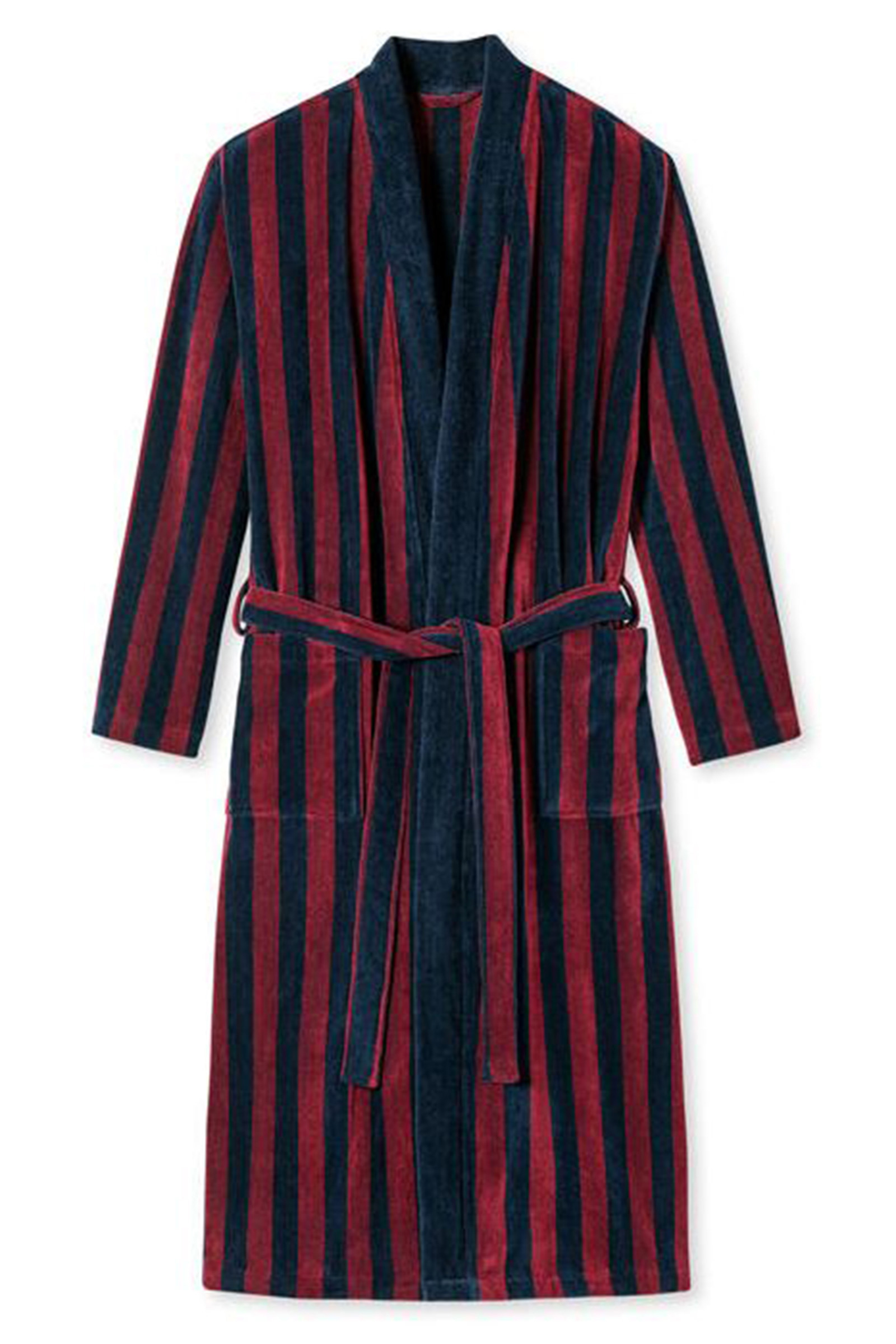 Nachtmode heren badjas rood