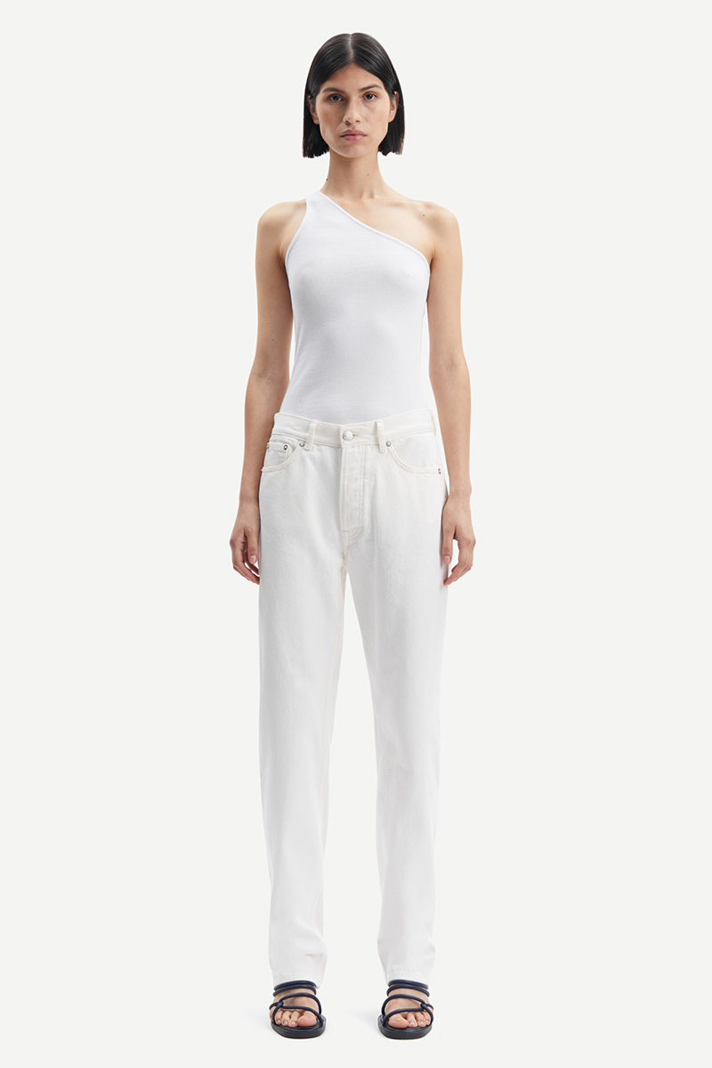 Dames broek ecru