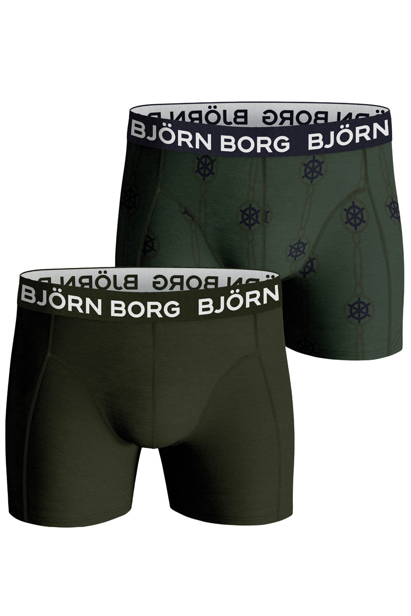 regionaal Wrok ik ben verdwaald Bjorn Borg SHORTS SAMMY BB NAUTICAL Groen-1 Voorwinden