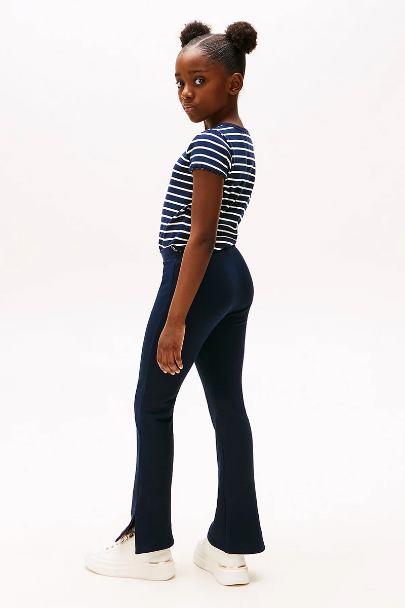 Tommy Hilfiger Varsity flare legging Blauw-1 3