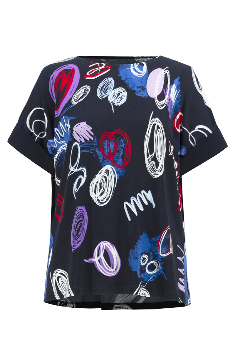 Dames top blauw