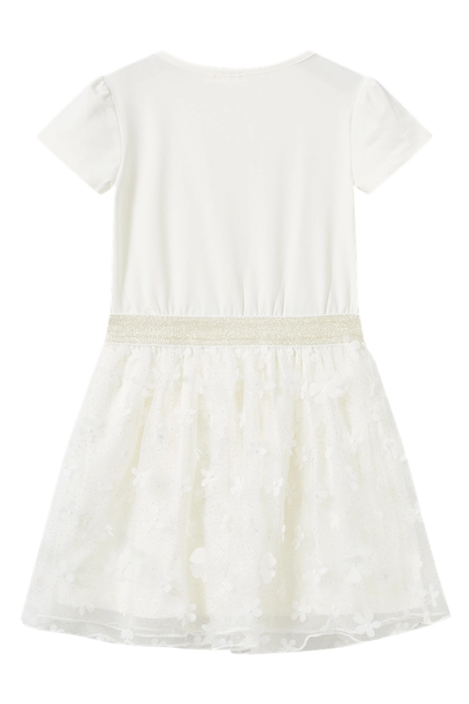 Meisjes jurk ecru