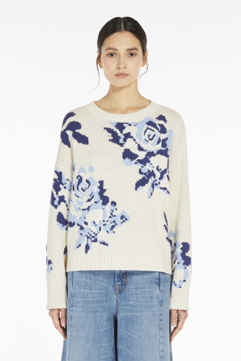 Dames trui blauw