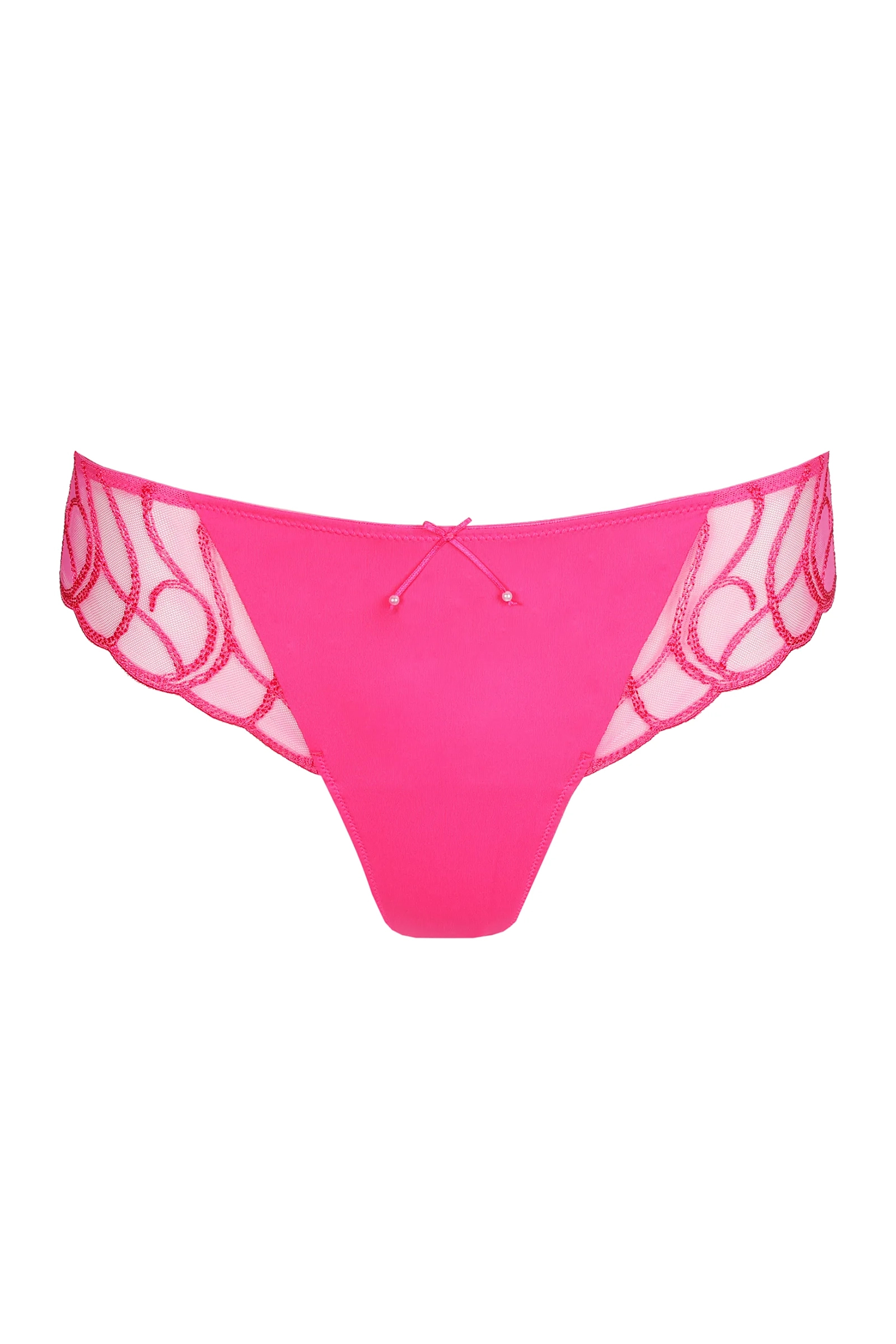 Lingerie dames string rose