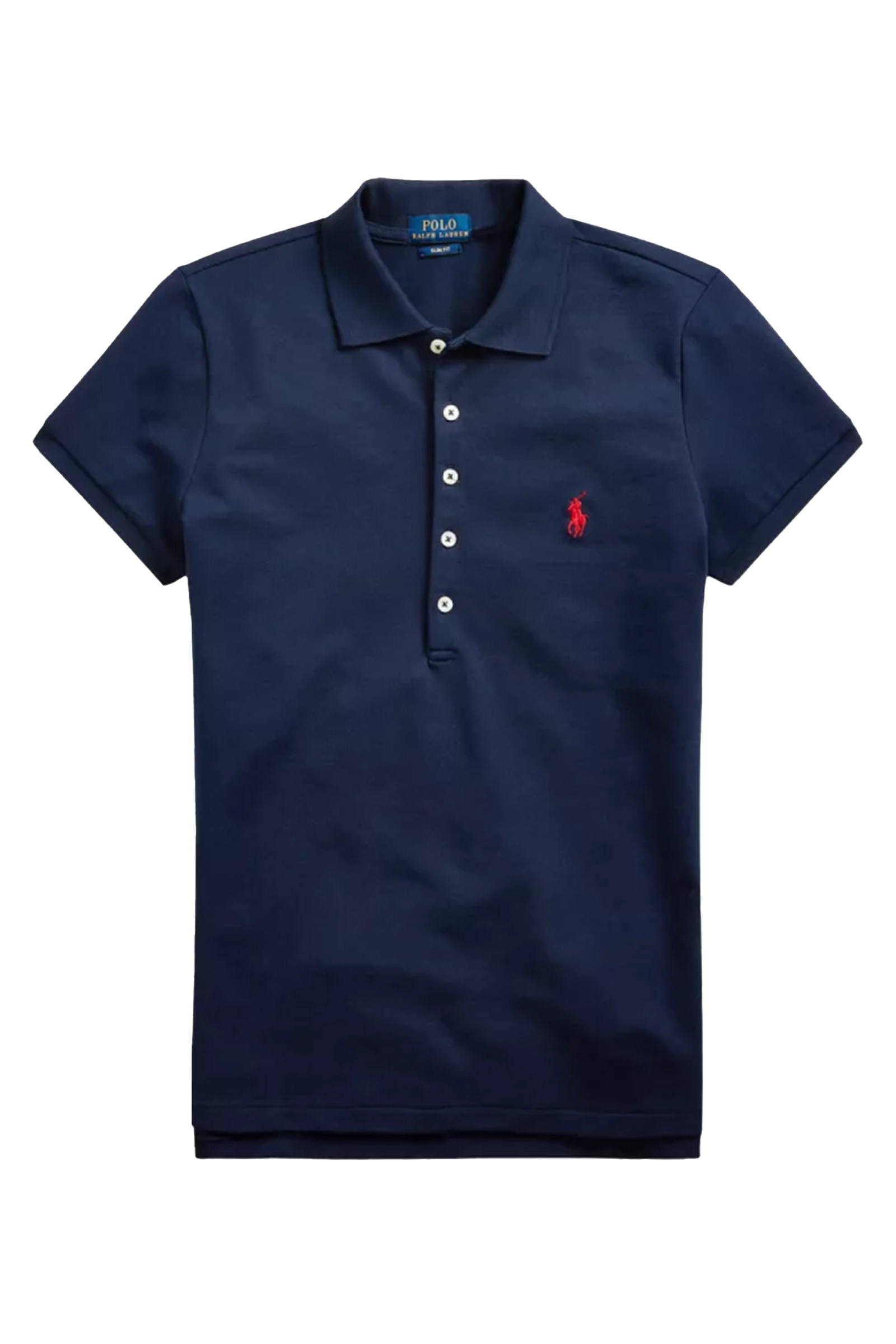 Dames polo blauw