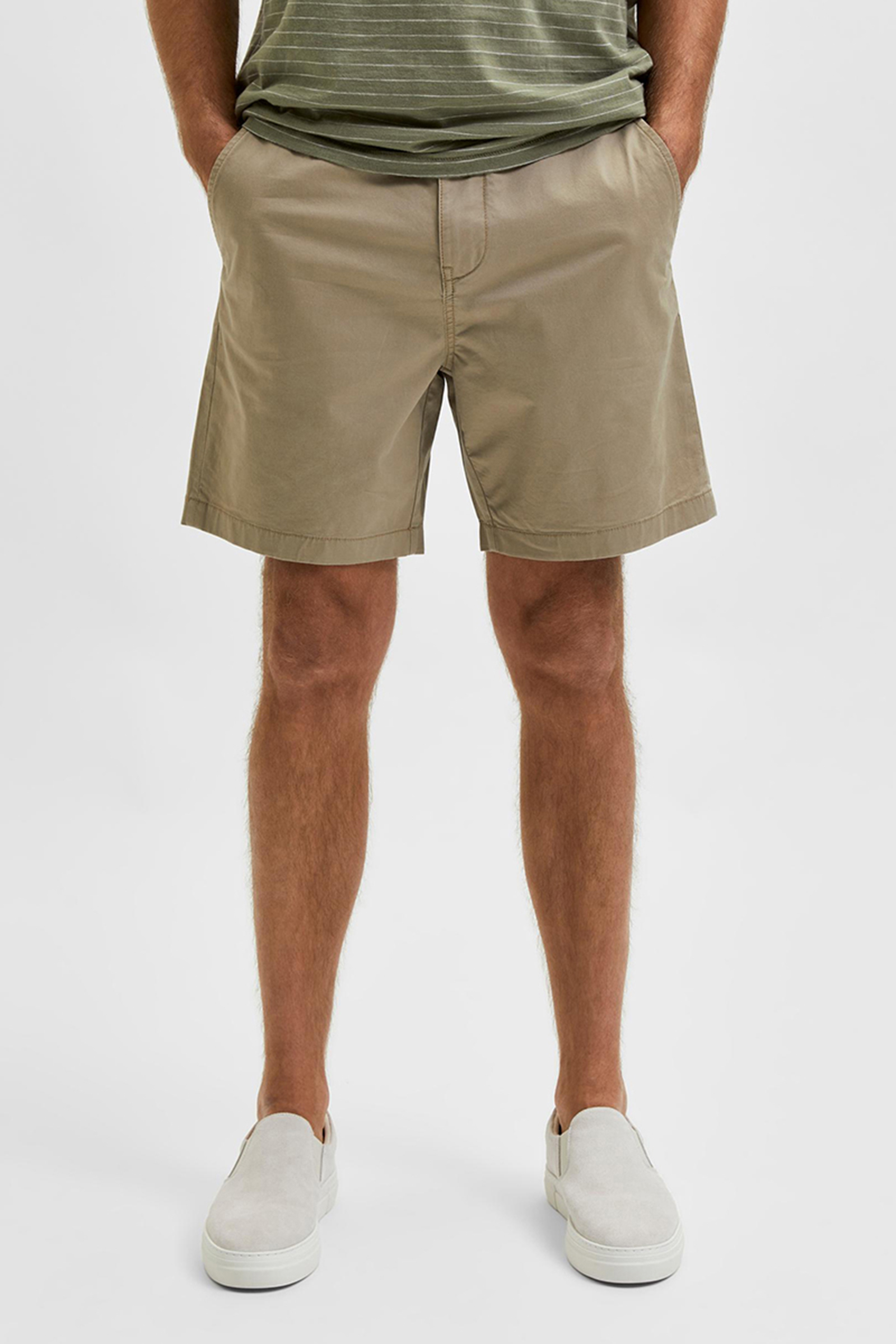 Heren short bruin