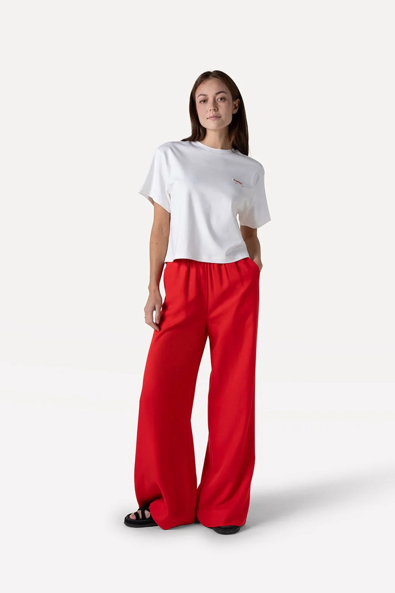 Dames broek rood