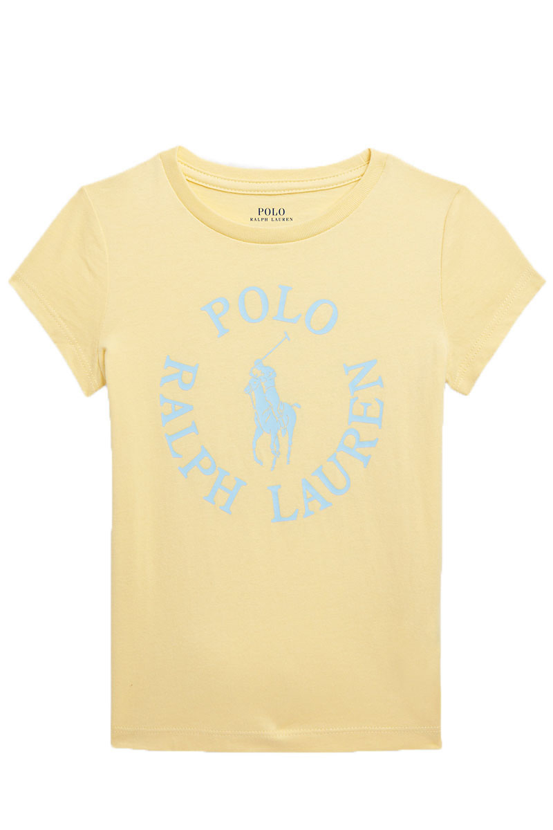 Polo Ralph Lauren ss graphic tknit shirts Geel-1 1