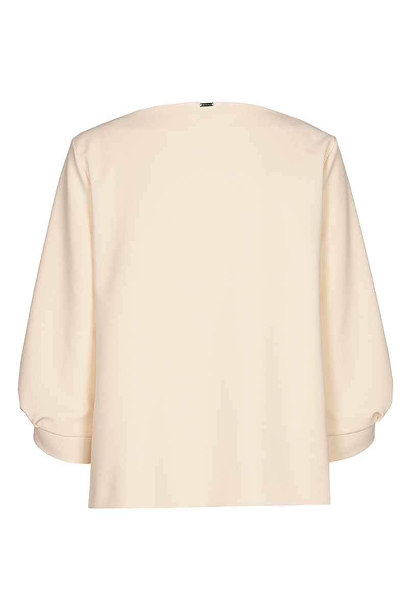 Dames blouse lange mouw wit