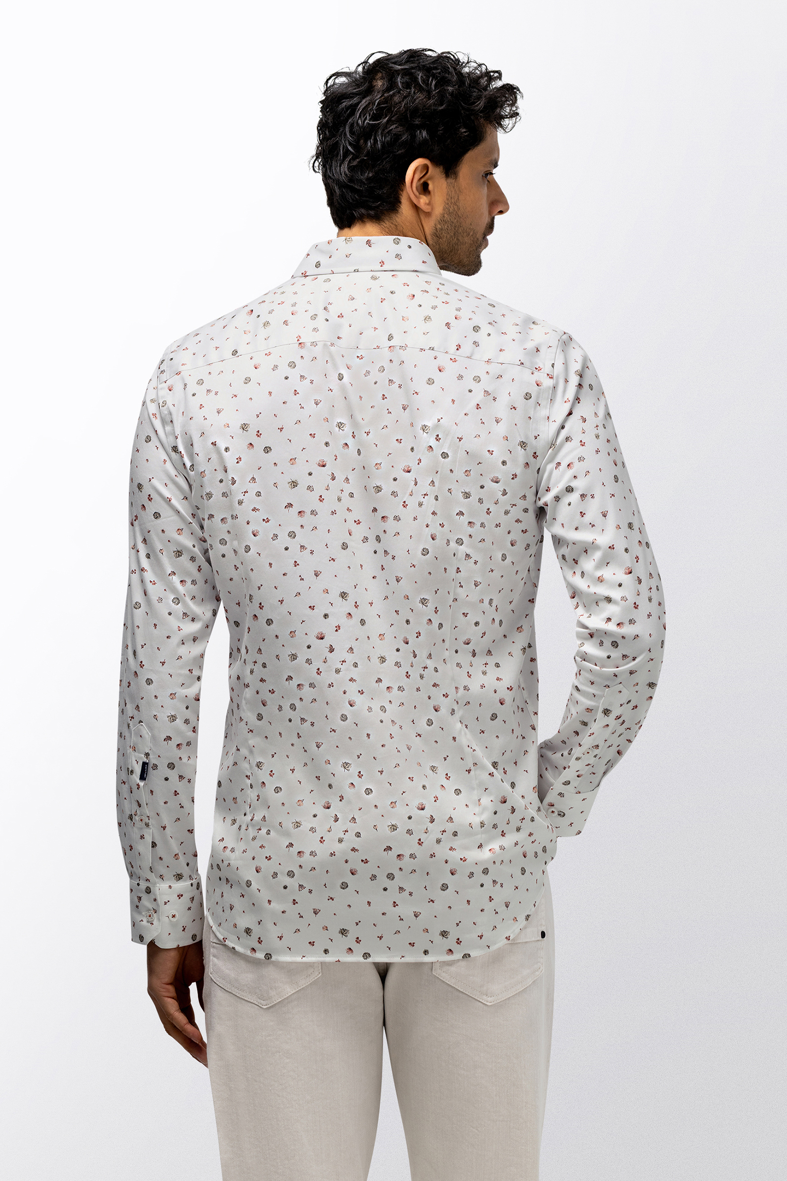 Heren overhemd lm casual rose
