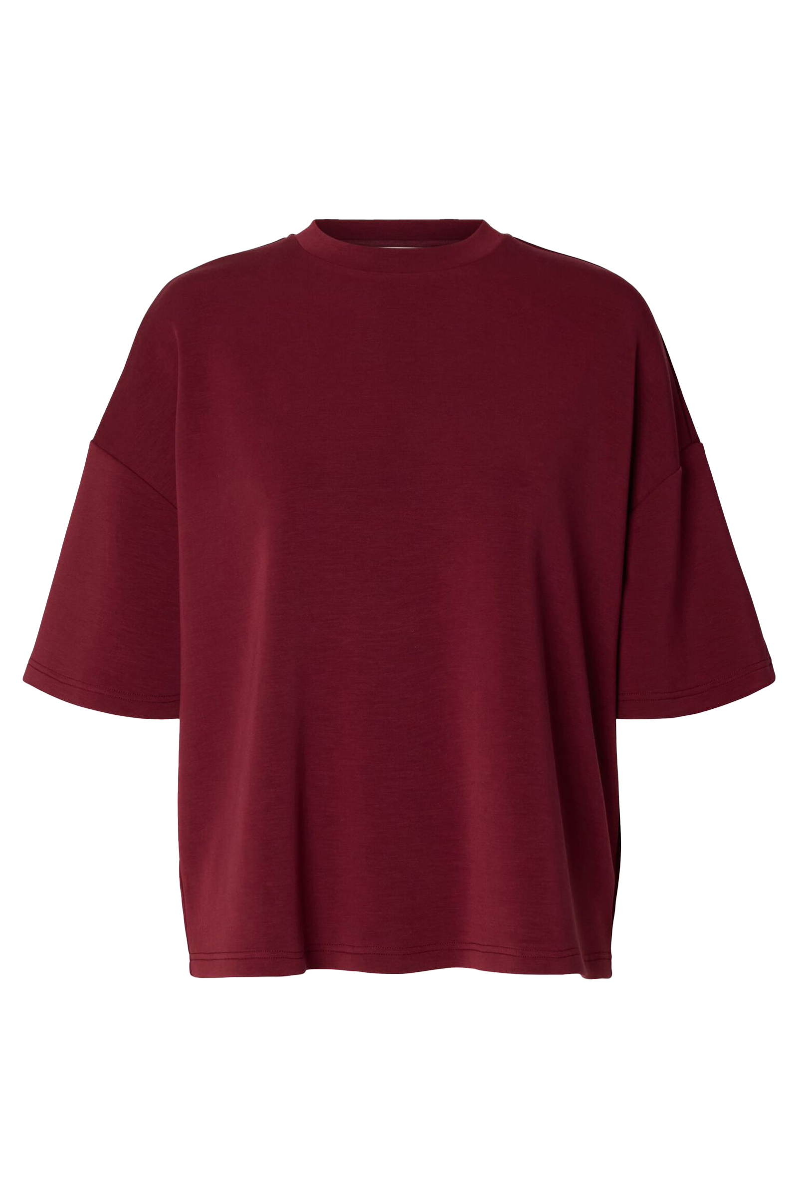 Dames t-shirt korte mouw rood