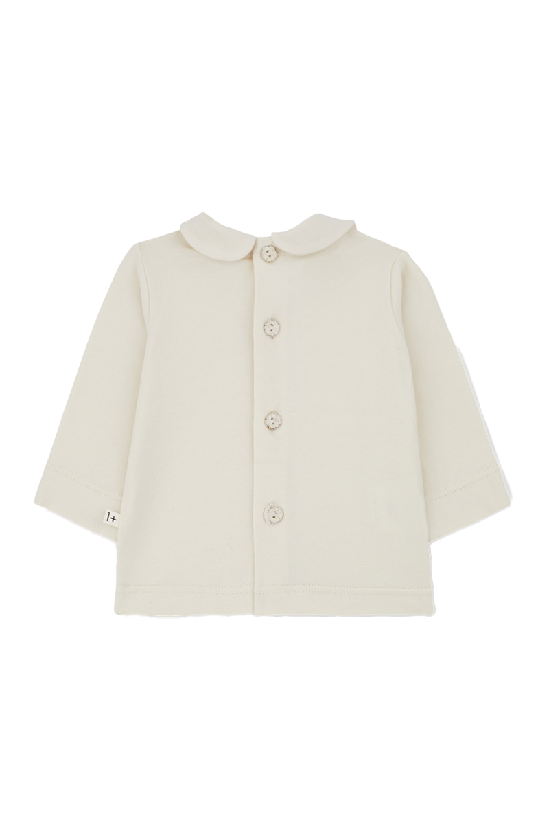 Baby t-shirt lange mouw ecru