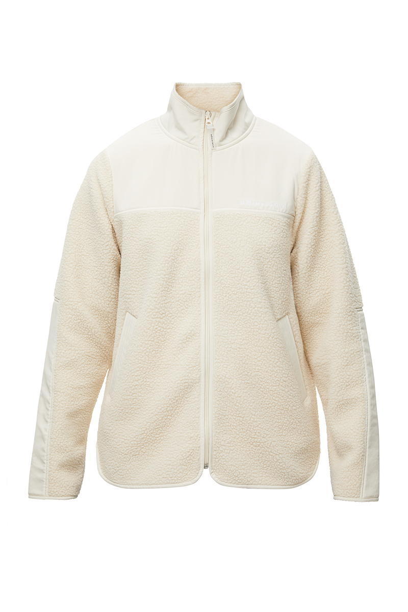 Rohnisch VB PHOEBY PILE JACKET Ecru-1 1