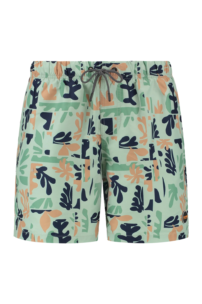 Bad/beach heren zwemshort groen