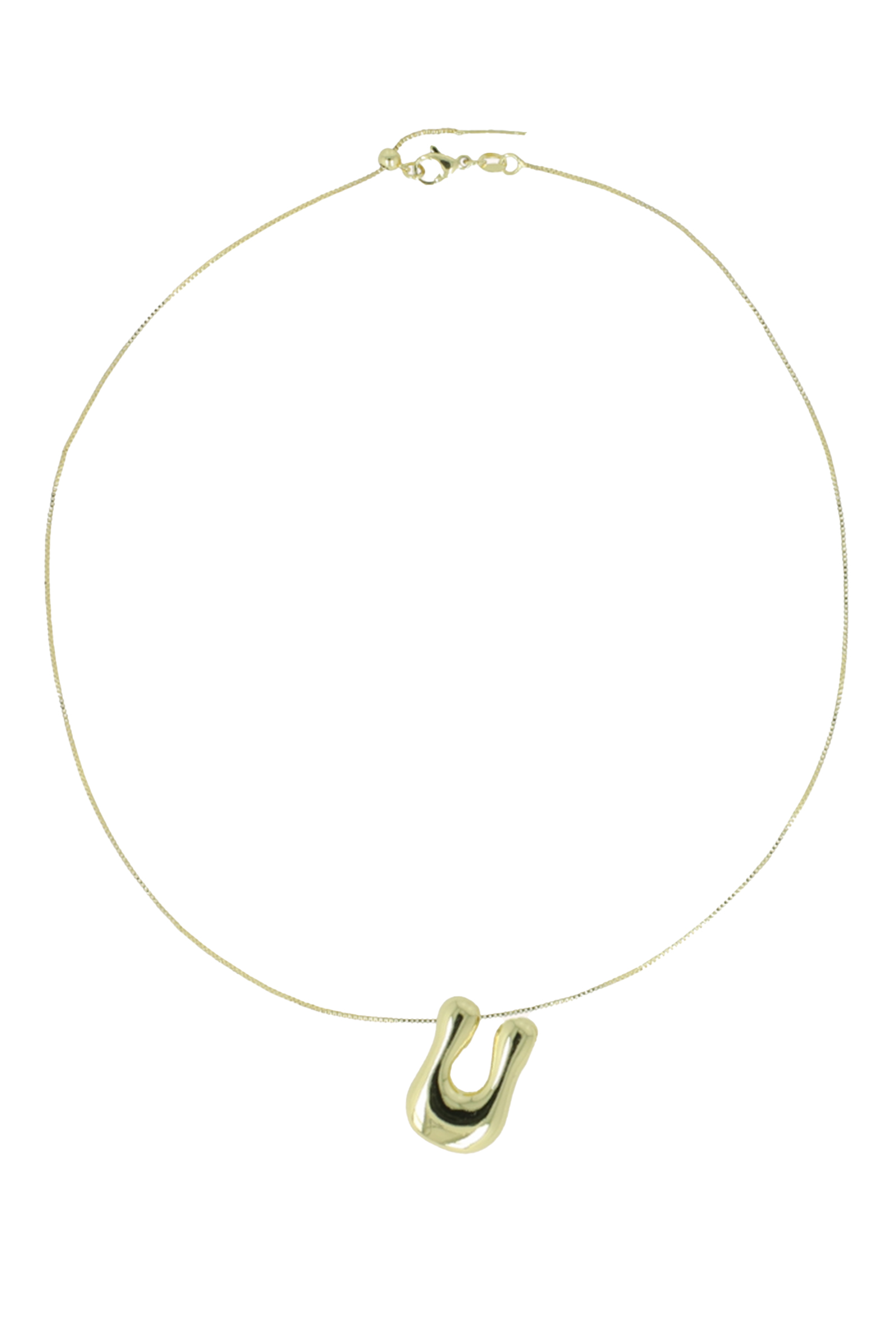 Lott Gioielli Cartoon Letter U Goud-1 1