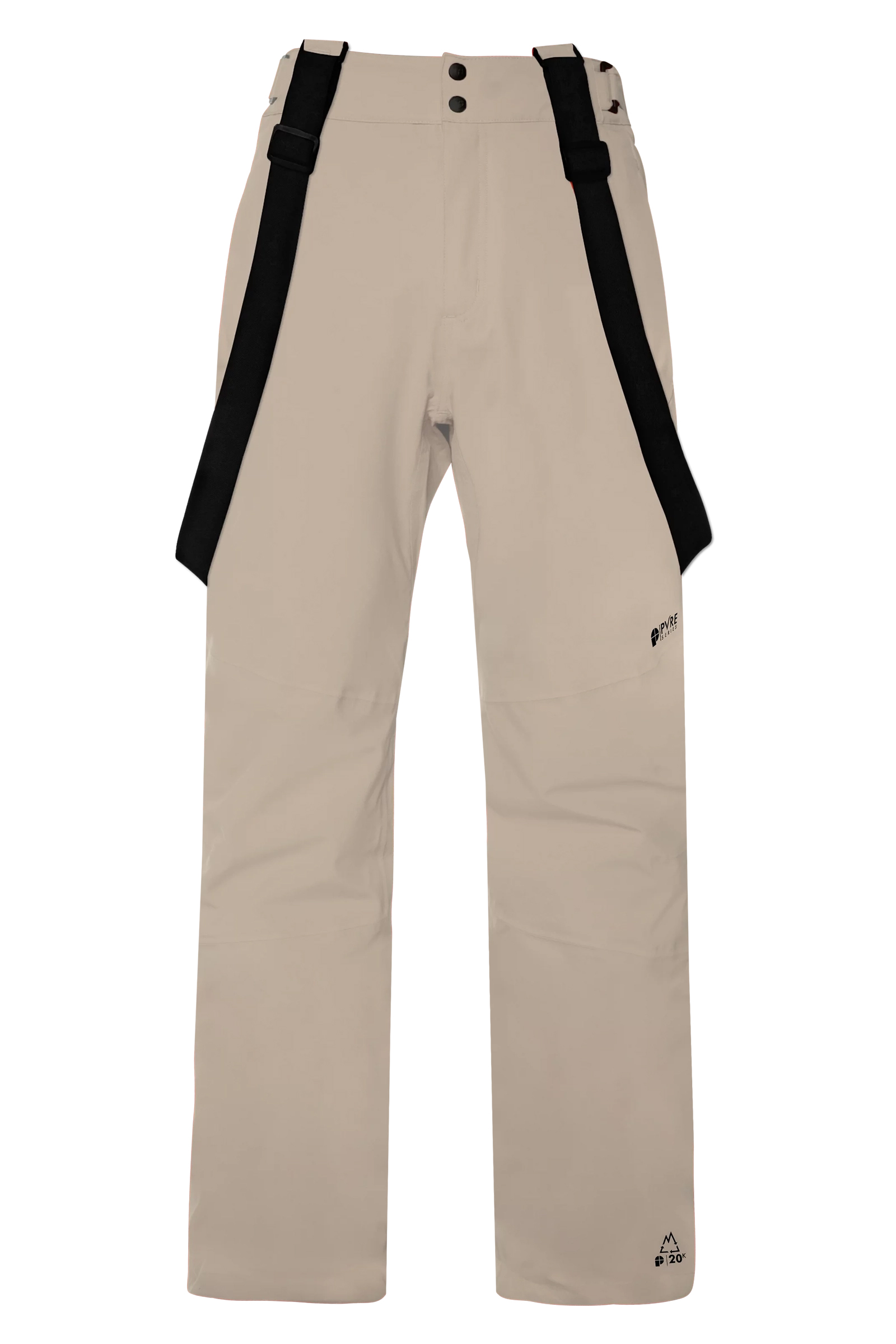 Wintersport heren skibroek bruin