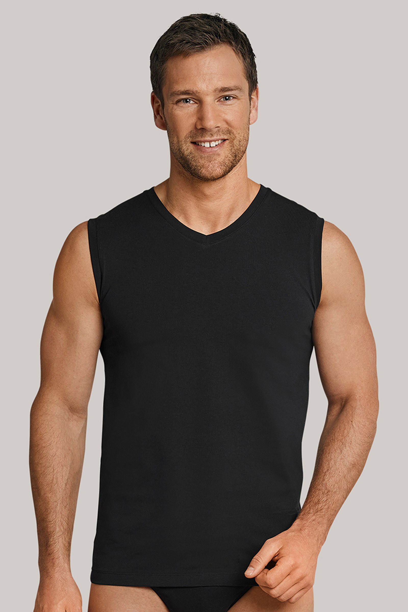 Ondergoed heren hemd zwart