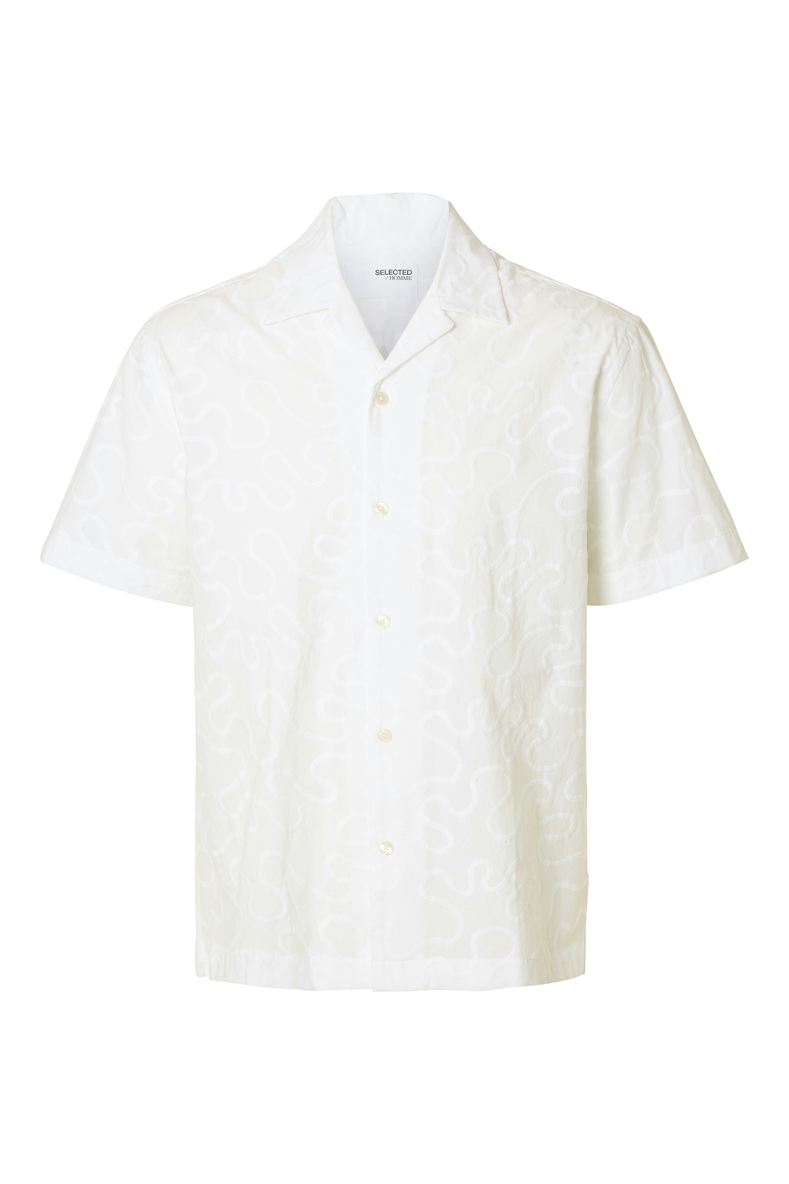 Heren overhemd km casual wit