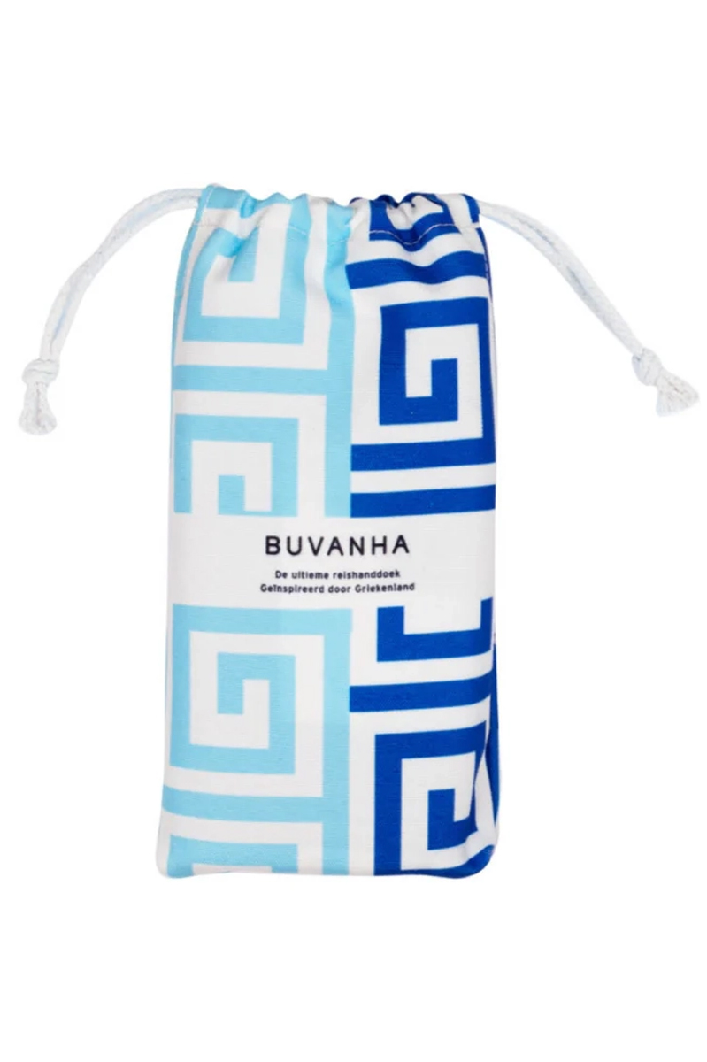 Buvanha LARGE TOWEL 200X90 CM Blauw-1 3