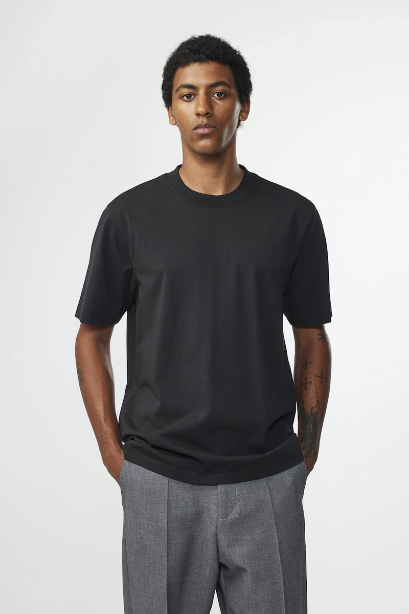 Heren t-shirt kortemouw zwart