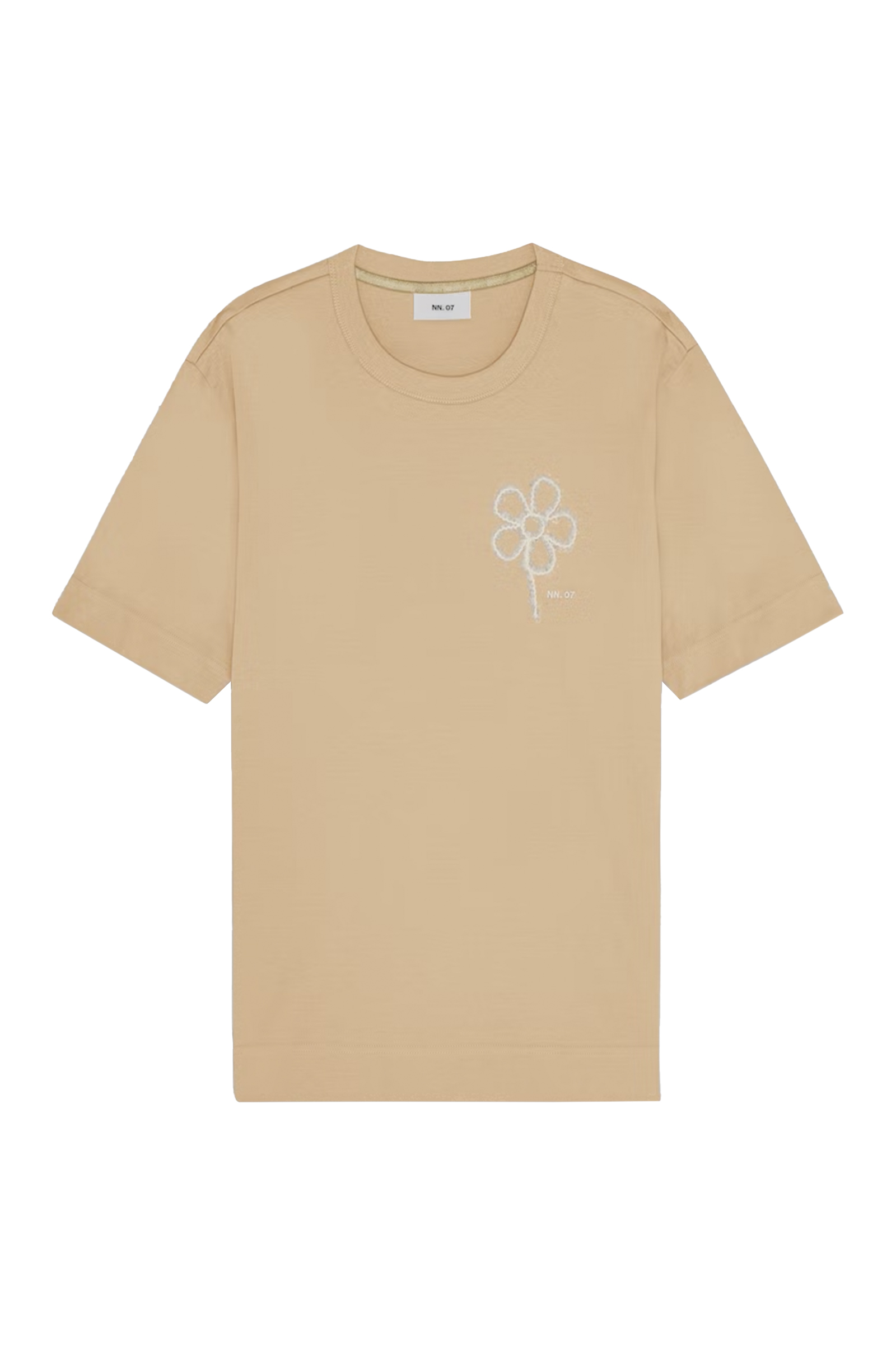 Heren t-shirt kortemouw bruin