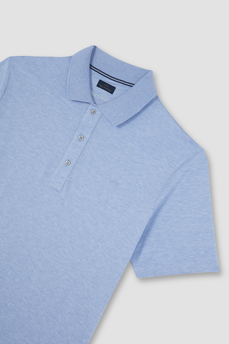 Heren t-shirt kortemouw blauw