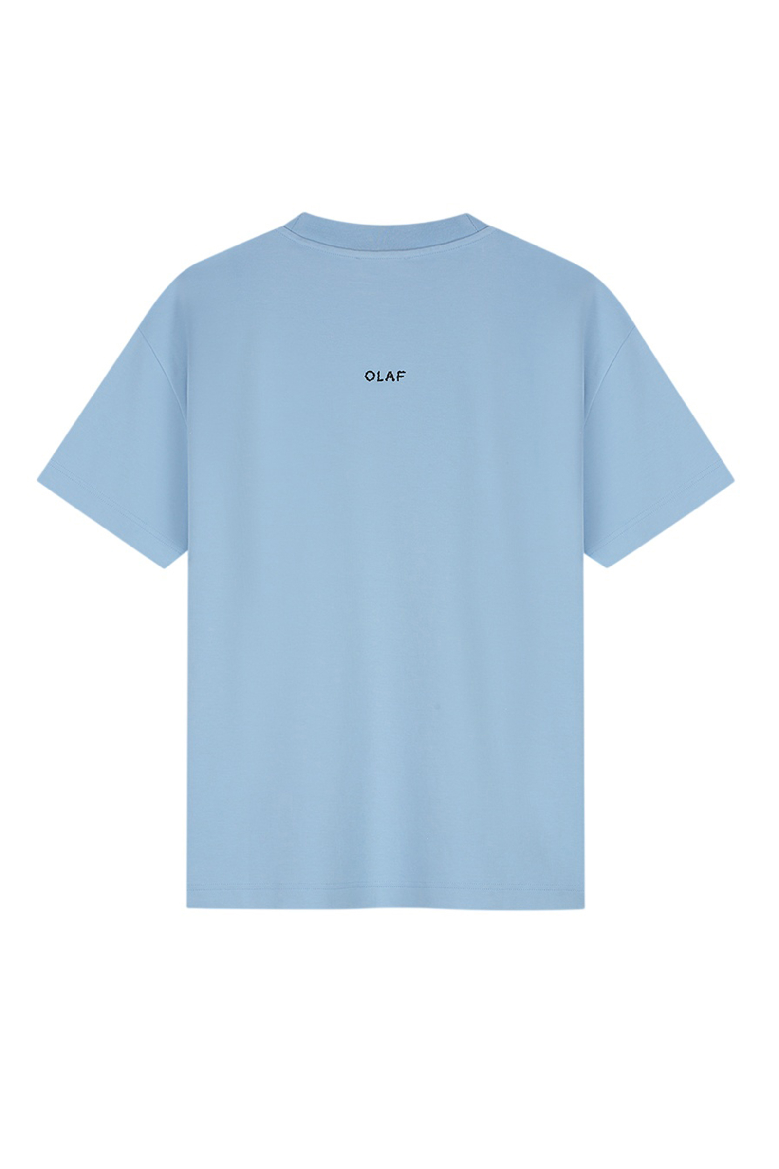 Heren t-shirt kortemouw blauw